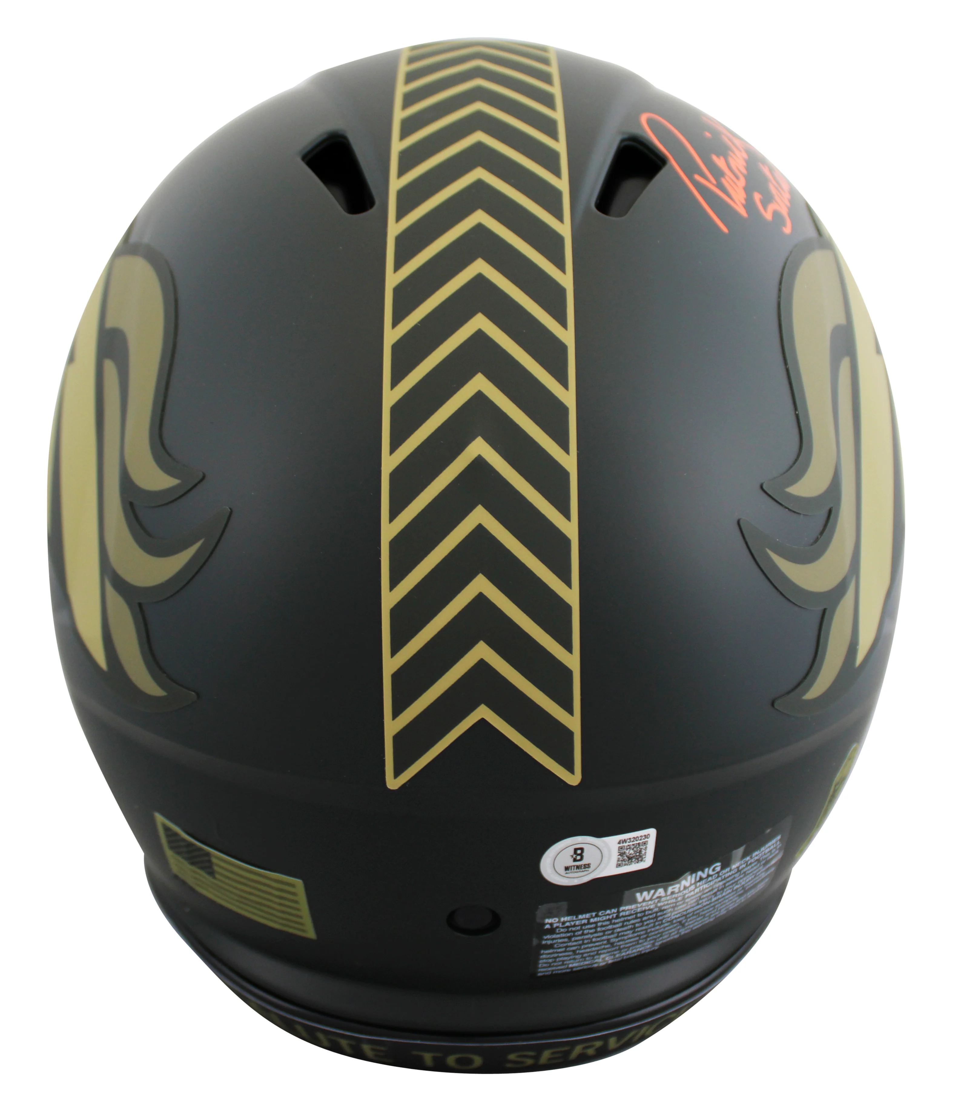 Patrick Surtain II "24 DPOY" Signed STS IV F/S Speed Proline Helmet W/ Case BAS - Image 4