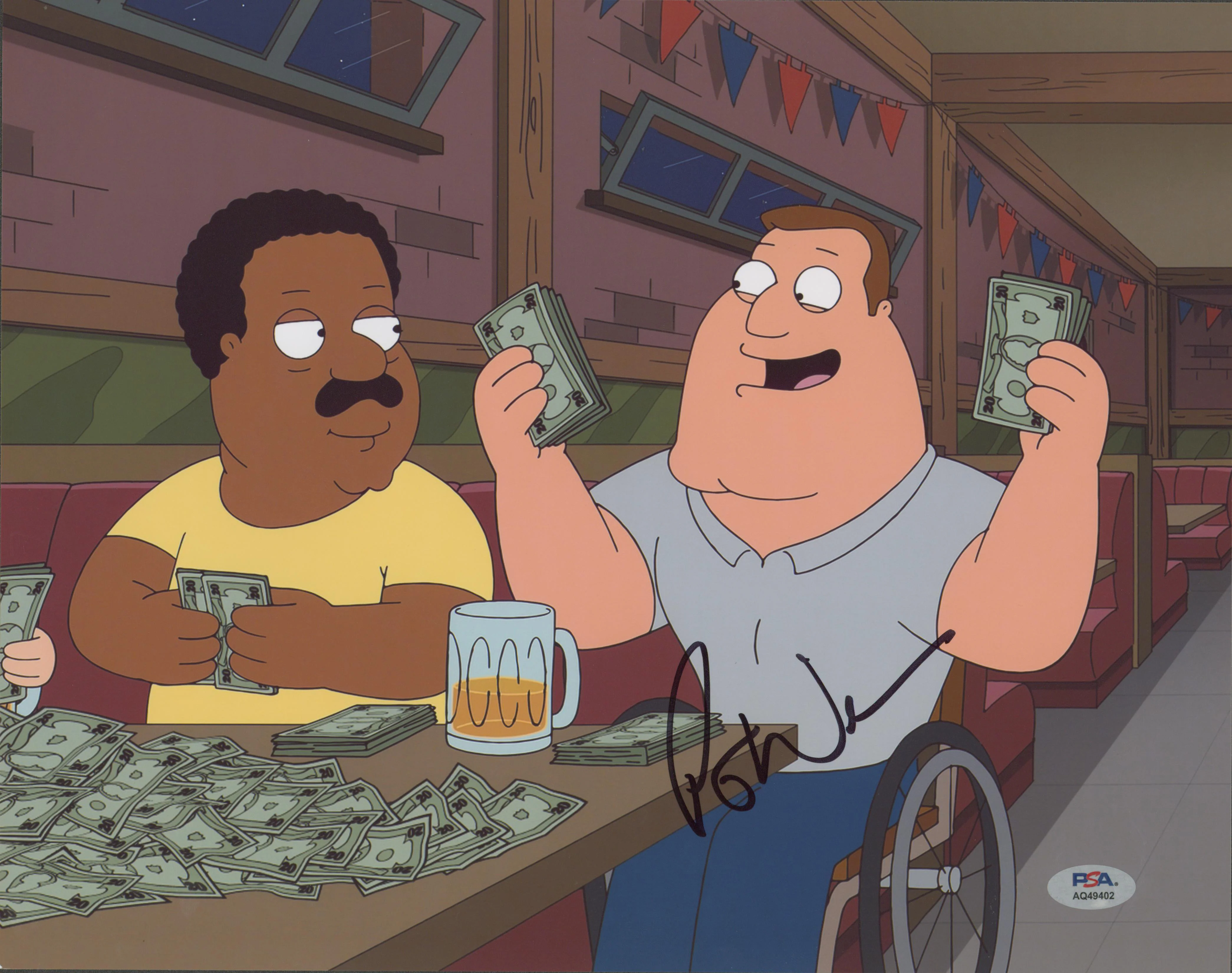 Patrick Warburton Family Guy Authentic Signed 11x14 Photo PSA/DNA #AQ49402 - Image 2