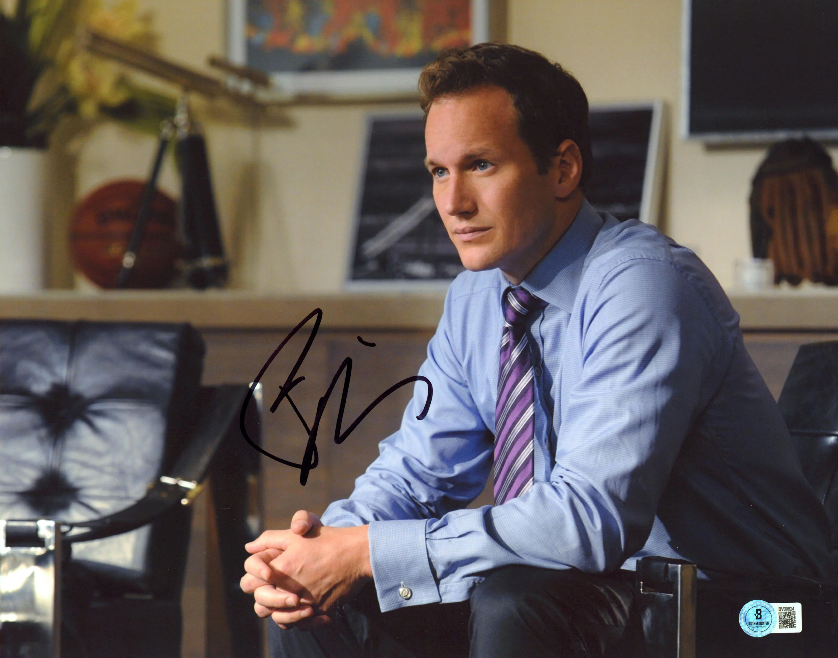 Patrick Wilson A Gifted Man Authentic Signed 11x14 Horizontal Photo BAS #BV00824 - Image 2