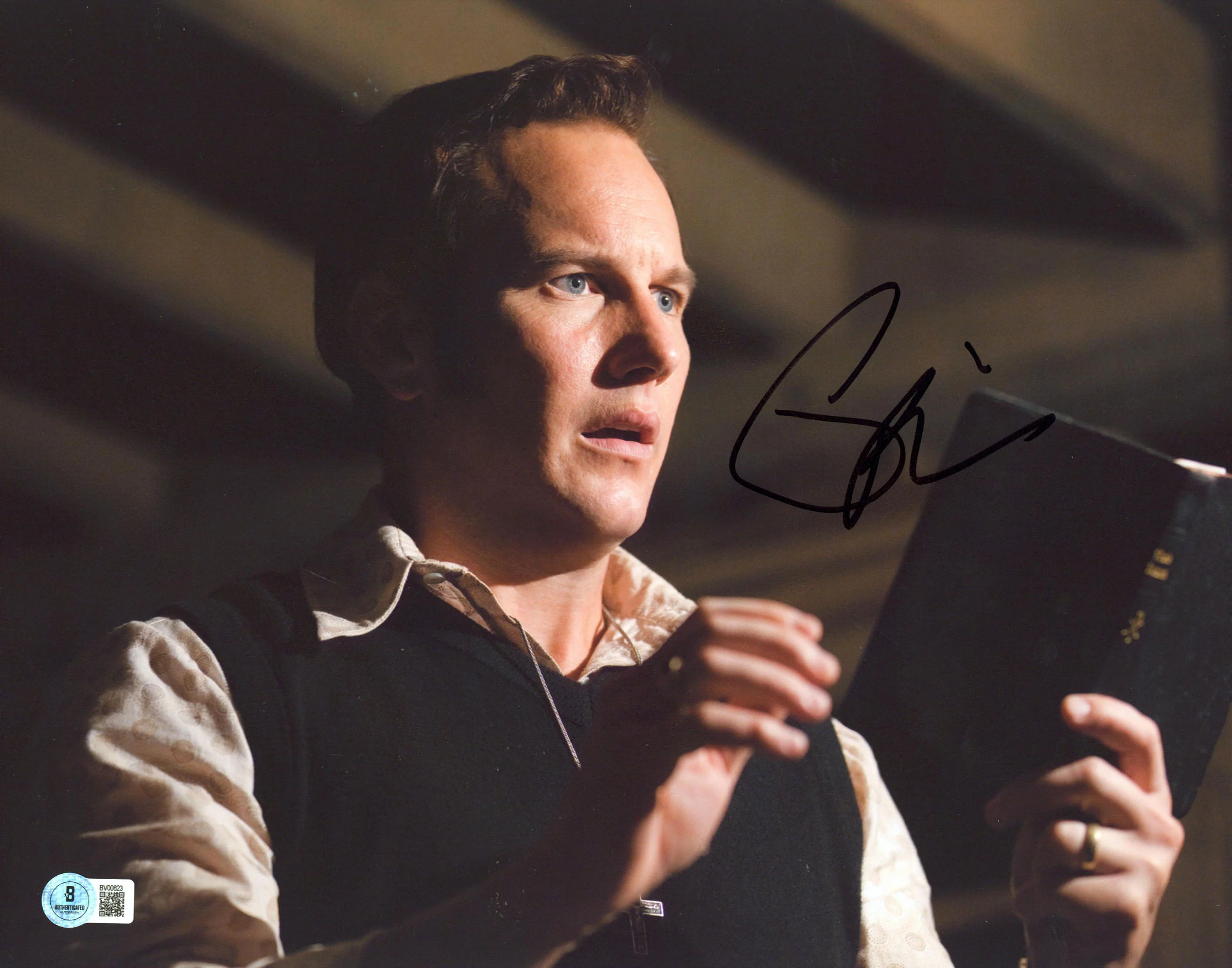Patrick Wilson The Conjuring Authentic Signed 11x14 Horizontal Photo BAS BV00823 - Image 2