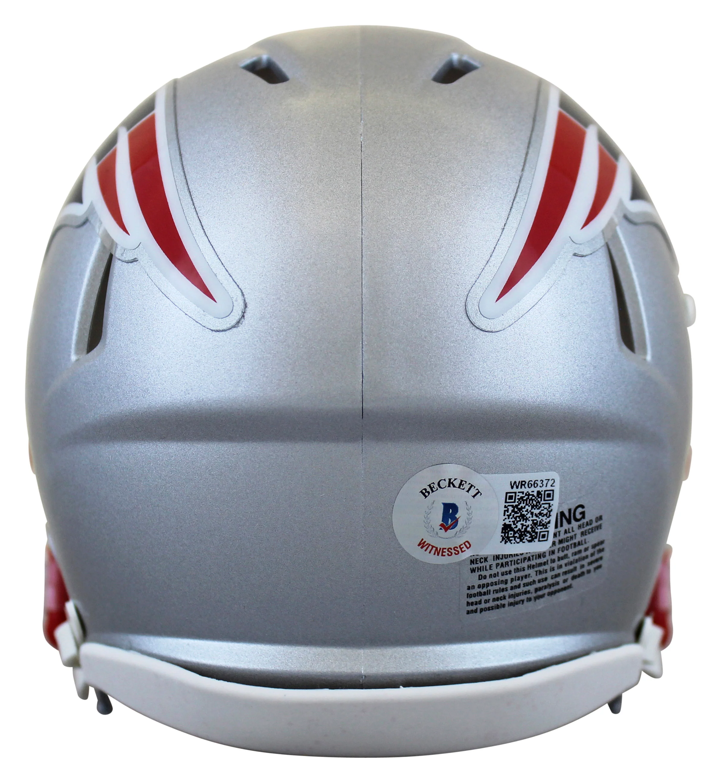 Patriots Ty Law Authentic Signed Speed Mini Helmet Autographed BAS Witnessed - Image 4