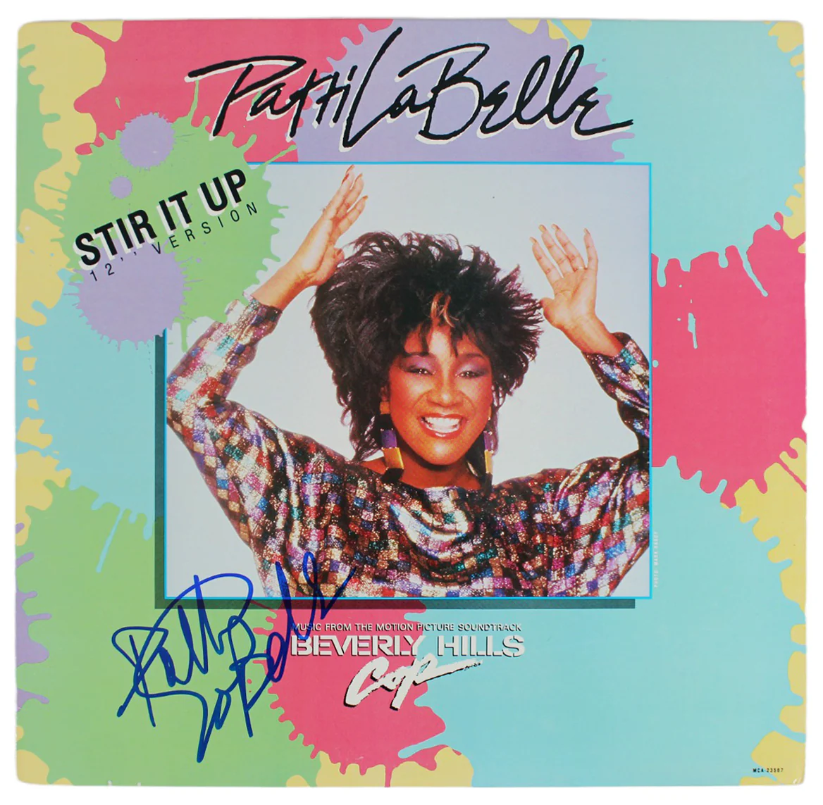 Patti LaBelle Authentic Signed Stir It Up Album Cover Autographed BAS #BG90709 - Image 2