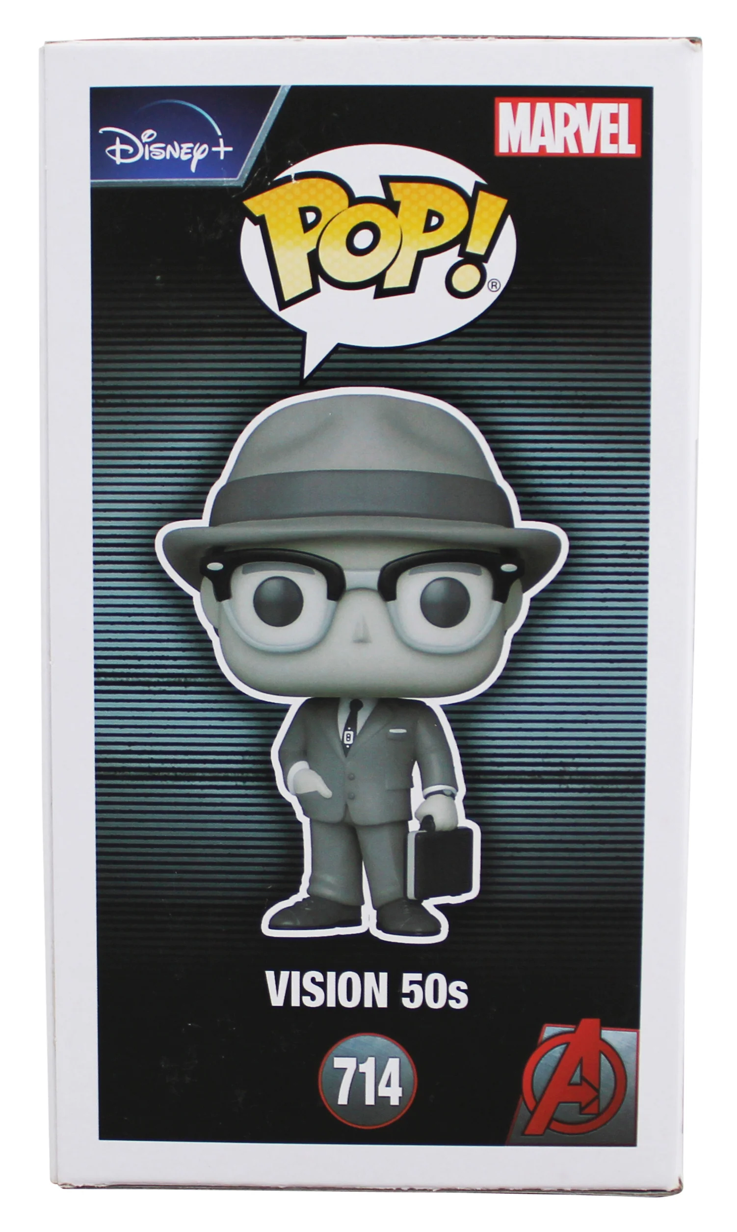 Paul Bettany WandaVision "Viz" Signed Vision #714 Funko Pop Figure BAS #BJ44775 - Image 6