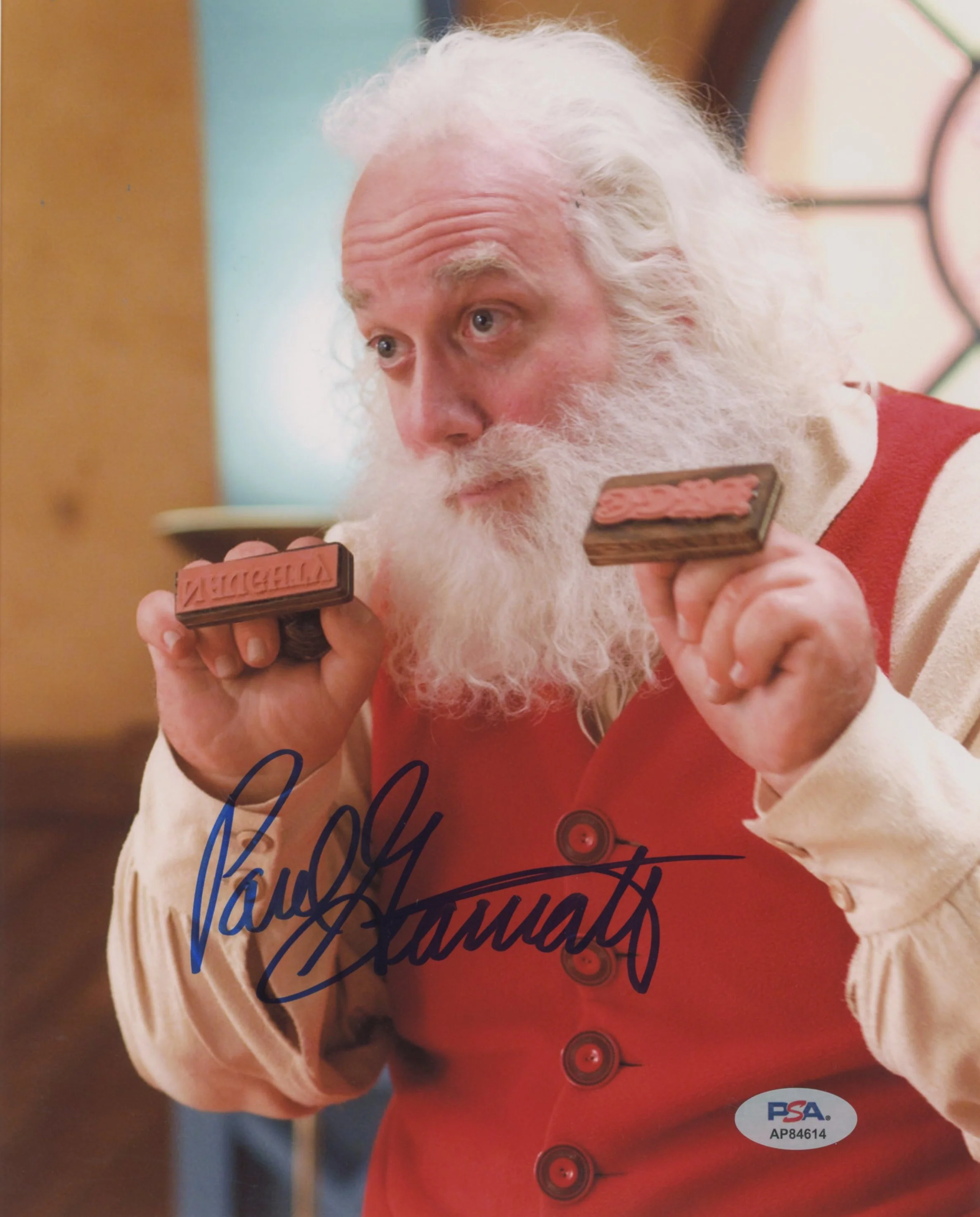 Paul Giamatti Fred Claus Authentic Signed 8x10 Vertical Photo PSA/DNA #AP84614 - Image 2