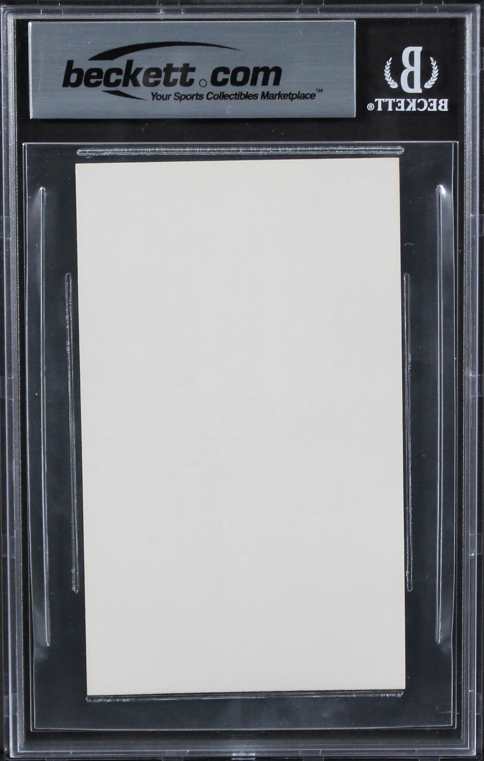 Paul Gleason The Breakfast Club Authentic Signed 3x5 Index Card BAS Slabbed 2 - Image 3