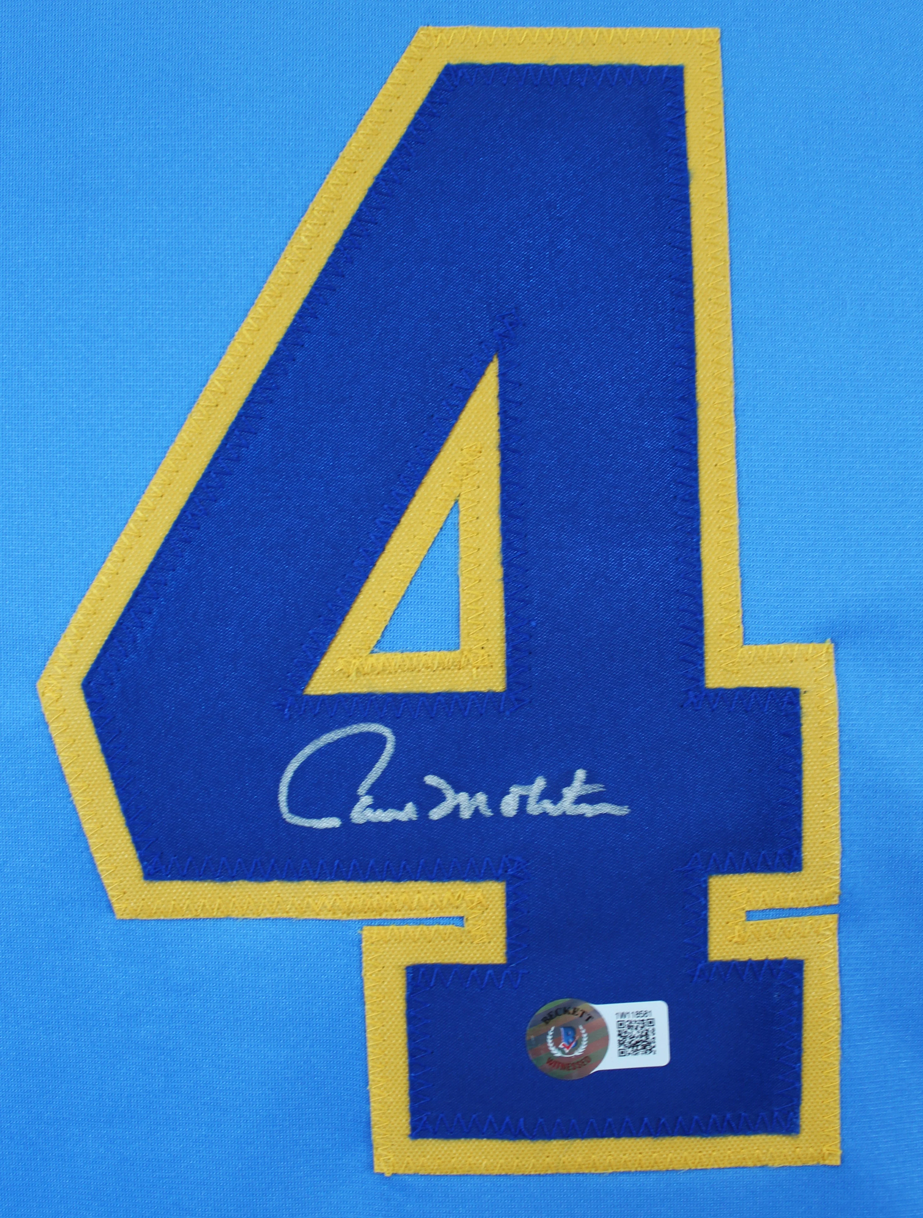 Paul Molitor Authentic Signed Light Blue Pro Style Jersey Autographed BAS - Image 3