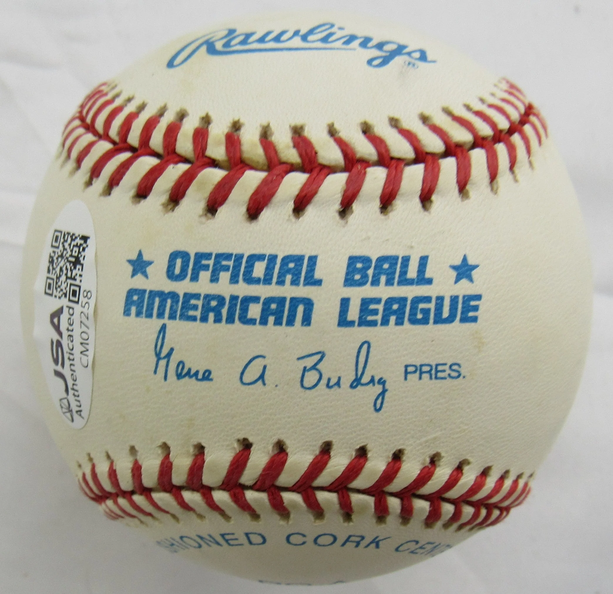 Bucky Dent Signed Auto Rawlings Baseball JSA CM07258 w/78 WS MVP - Image 3