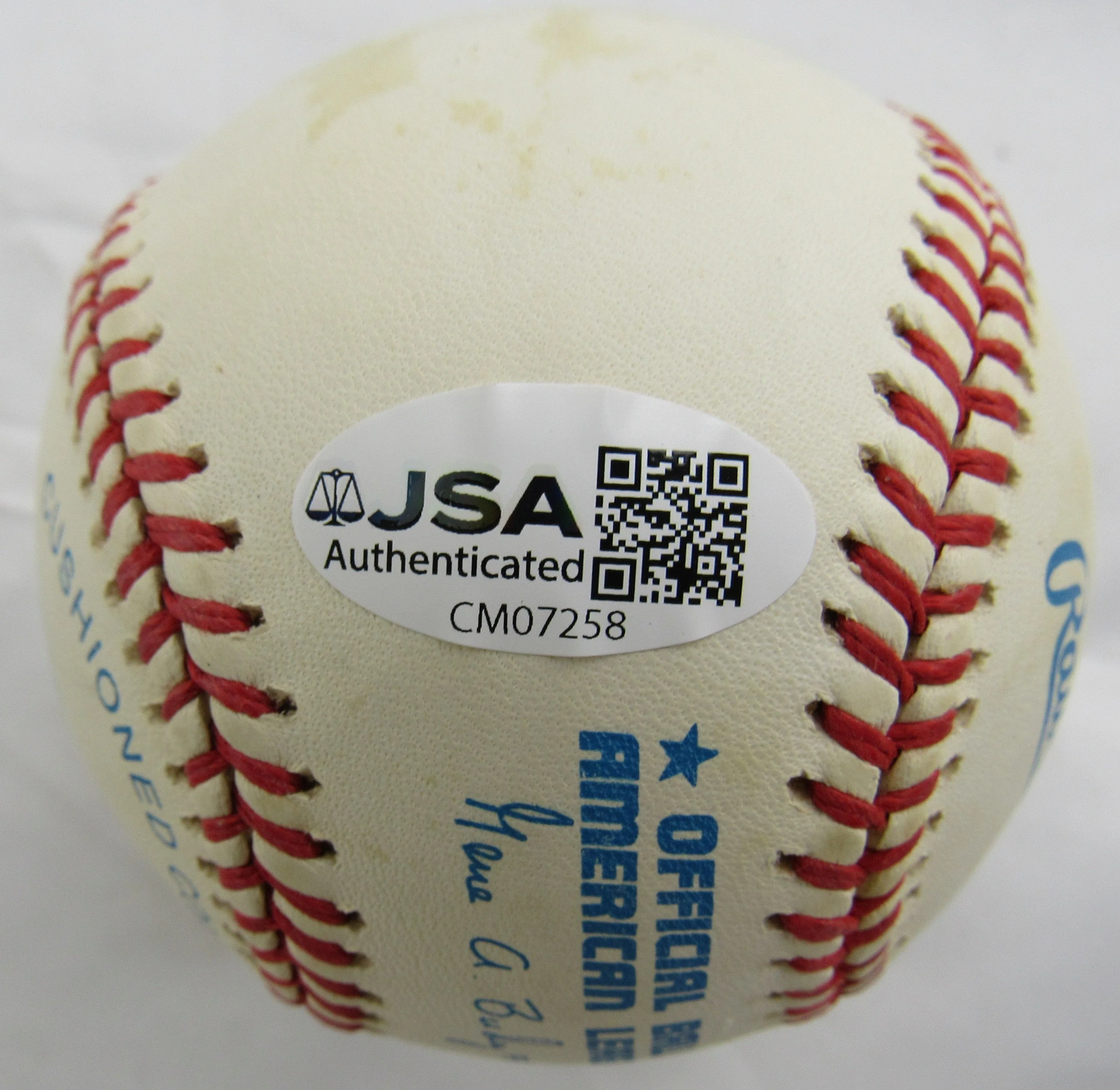 Bucky Dent Signed Auto Rawlings Baseball JSA CM07258 w/78 WS MVP - Image 5