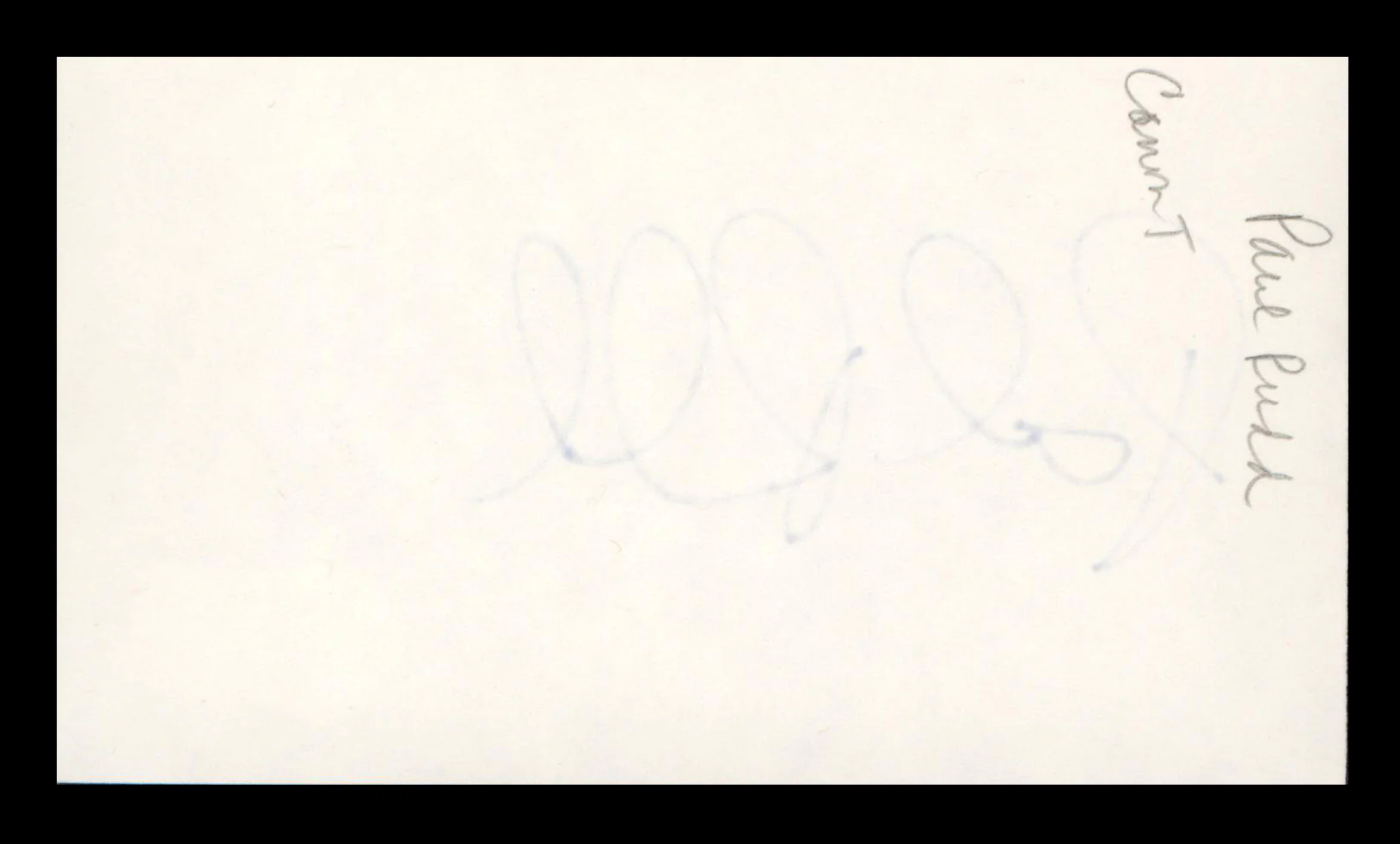 Paul Rudd Ant-Man Authentic Signed 3x5 Index Card Autographed BAS - Image 3