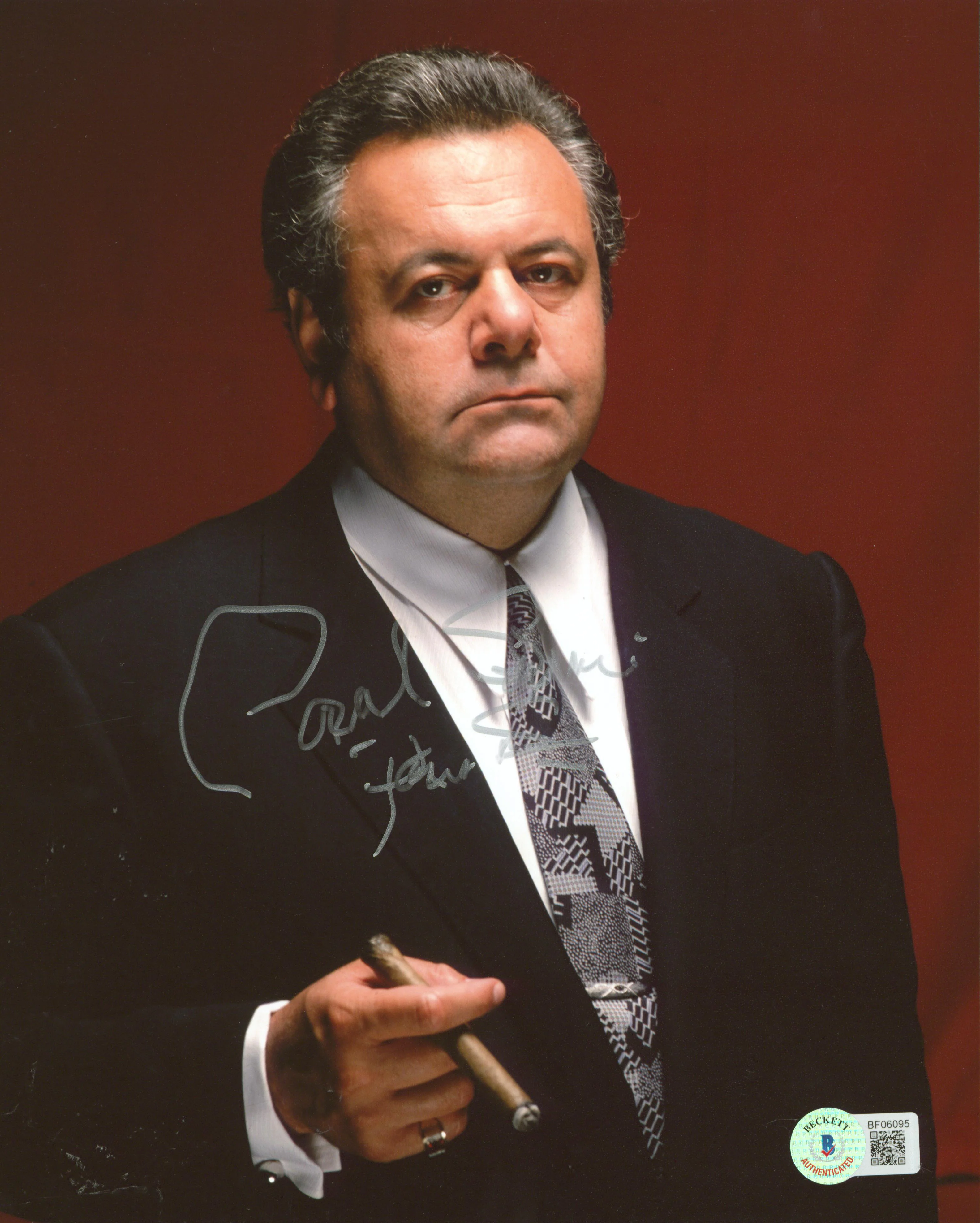 Paul Sorvino Goodfellas "Paulie" Authentic Signed 8x10 Vertical Photo BAS 1 - Image 2