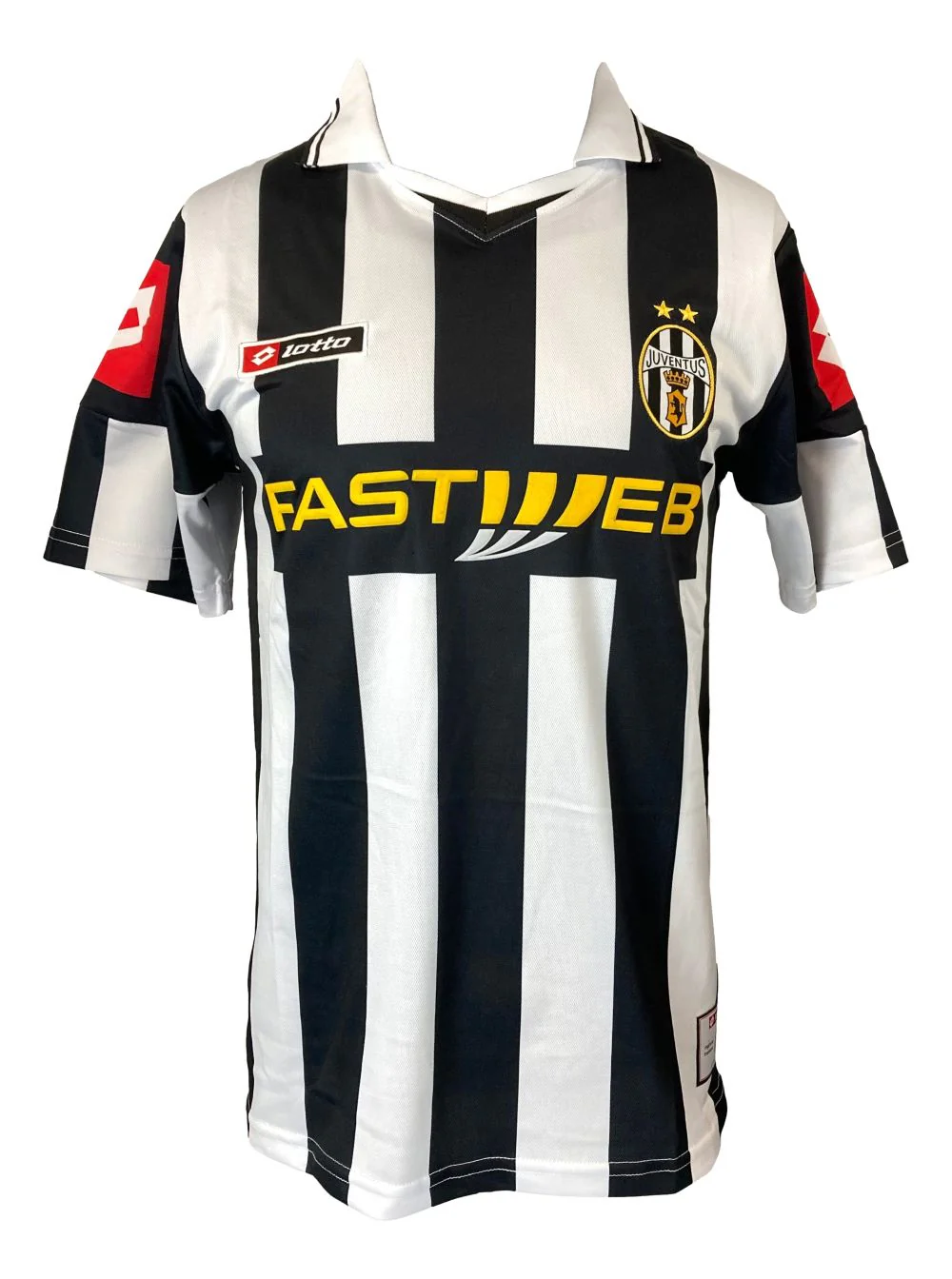 Pavel Nedved Signed Juventus Lotto Soccer Jersey BAS - Image 3