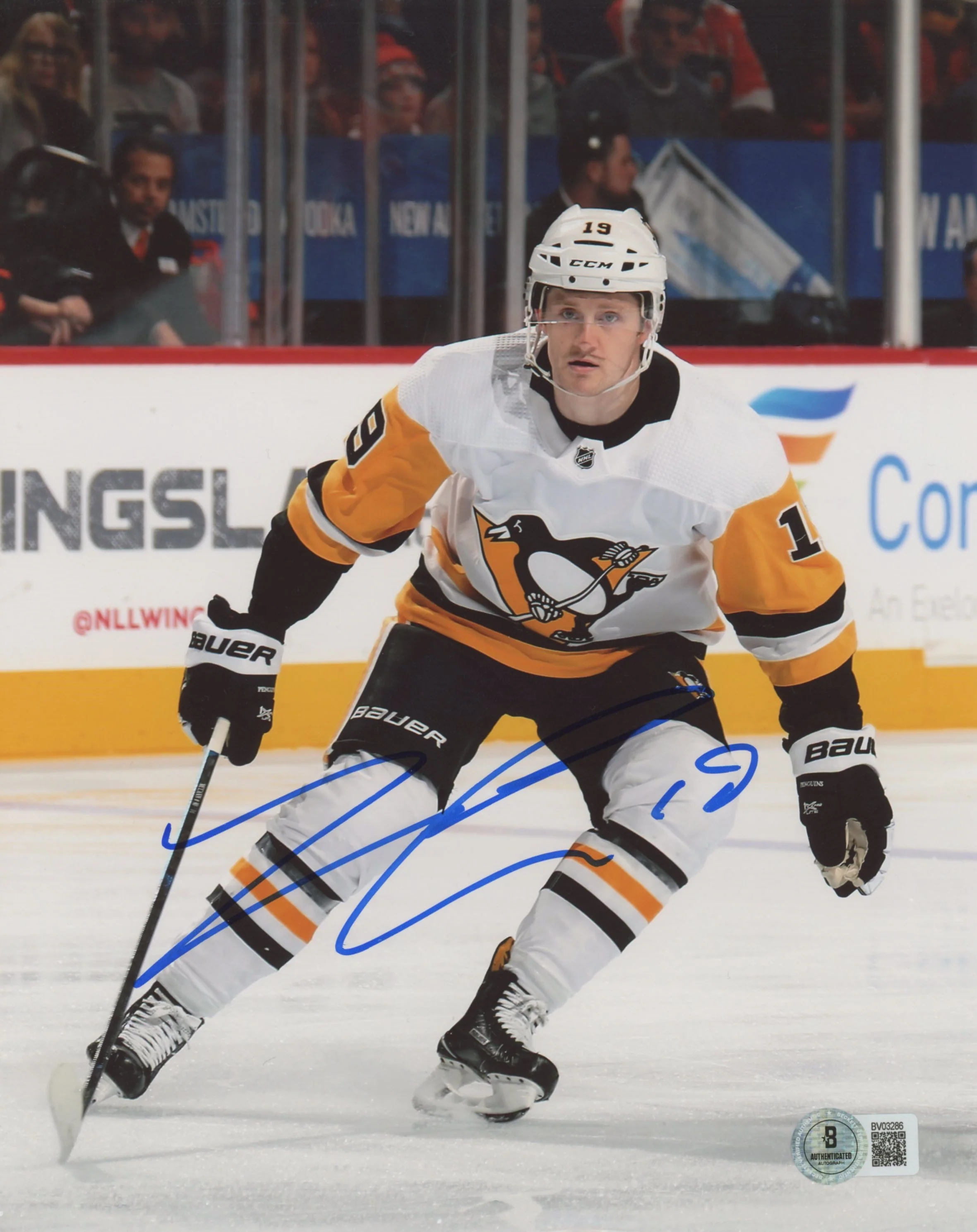 Penguins Evgeni Malkin Authentic Signed 8x10 Vertical Photo BAS #BV03286 - Image 2