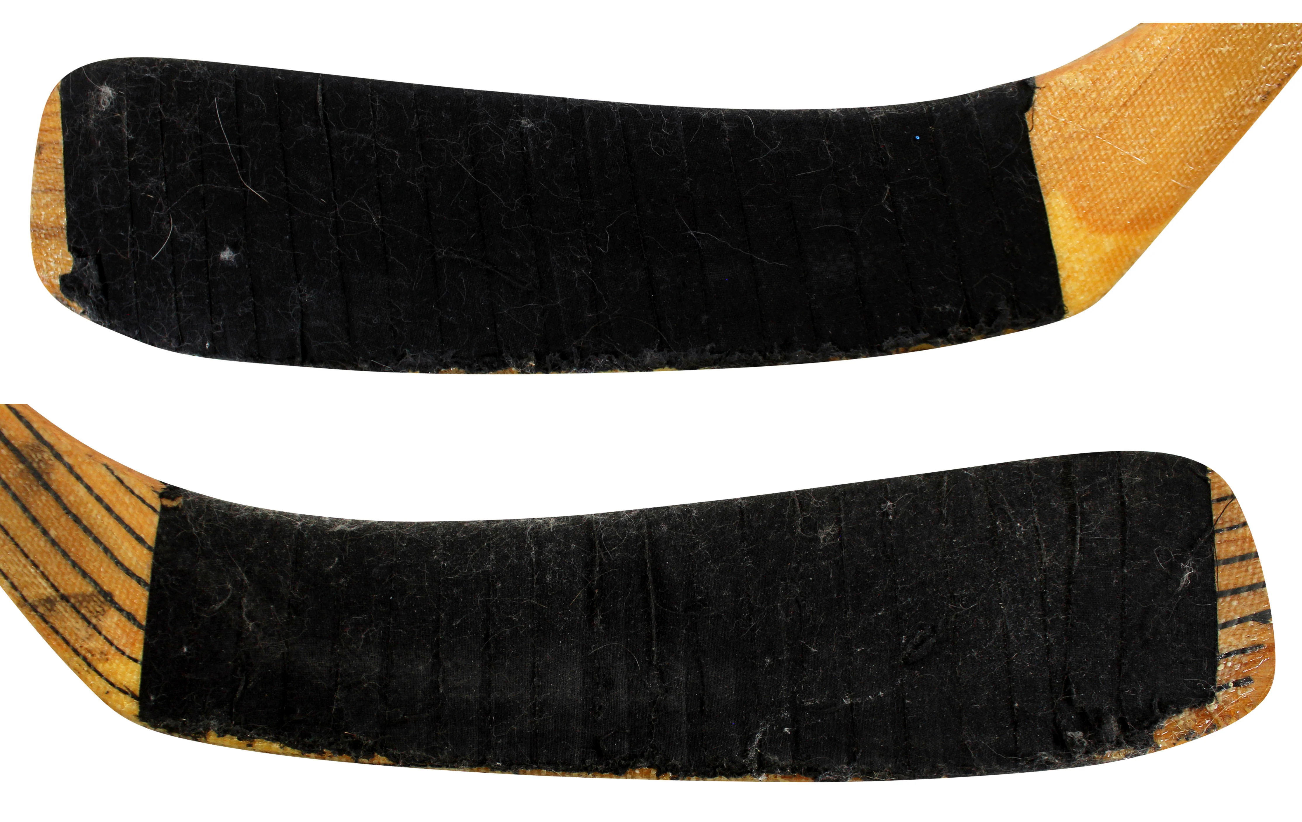 Penguins Phil Bourque Signed Game Used Sher-Wood Hockey Stick BAS #BA74064 - Image 6
