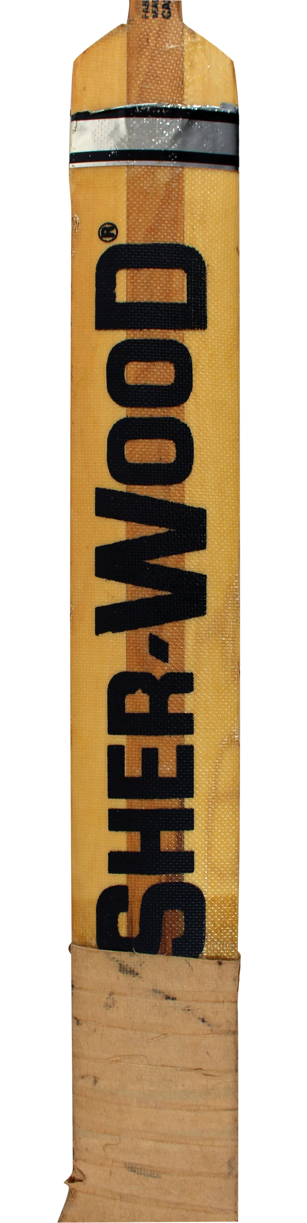 Penguins Wendell Young Signed Game Used Sher-Wood P.M.P.G. Hockey Stick BAS - Image 9