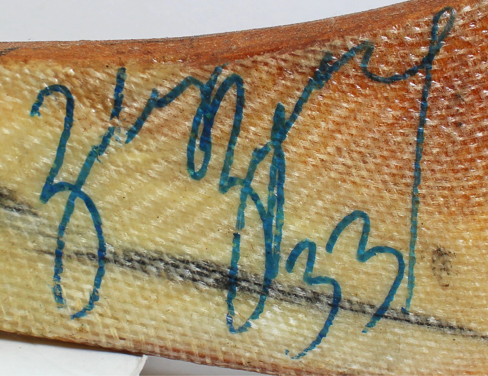 Penguins Zarley Zalapski Signed Game Used Hockey Stick BAS - Image 5