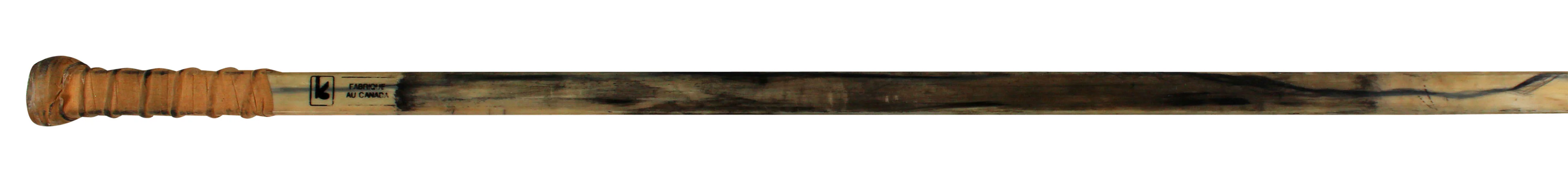 Penguins Zarley Zalapski Signed Game Used Hockey Stick BAS - Image 7