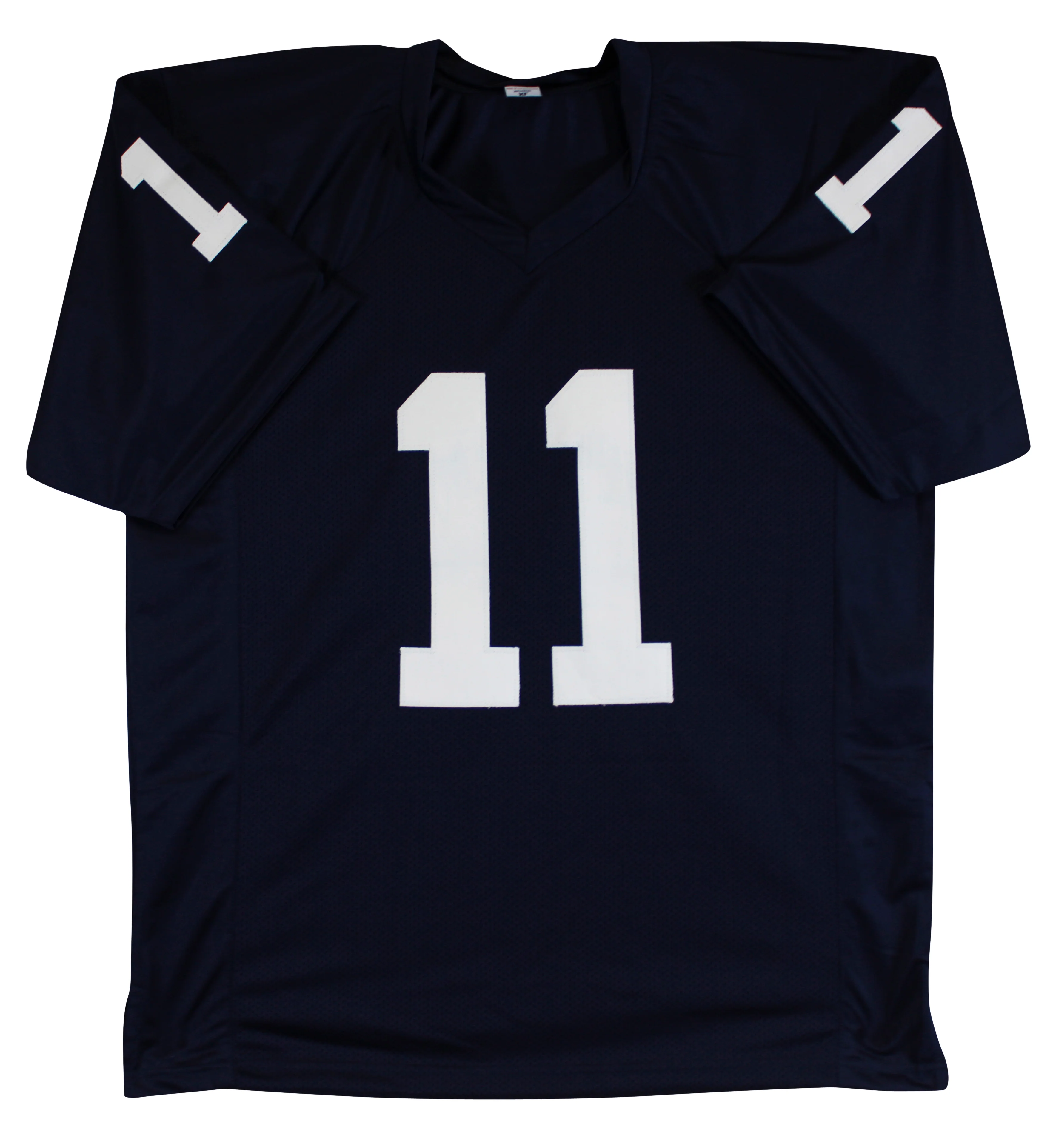 Penn State Abdul Carter Authentic Signed Navy Blue Pro Style Jersey BAS Witness - Image 4