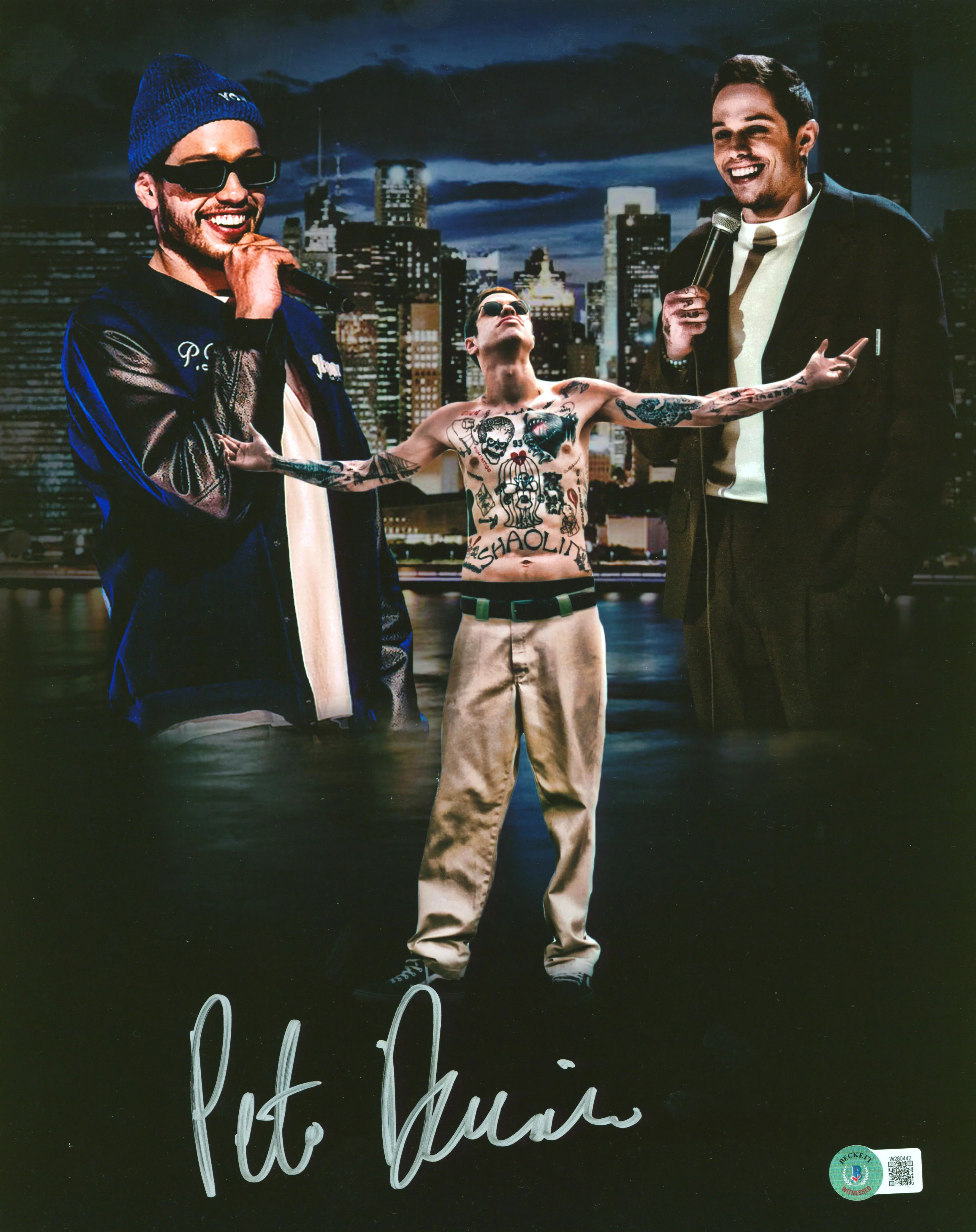 Pete Davidson Saturday Night Live Authentic Signed 11x14 Photo BAS Witnessed - Image 2