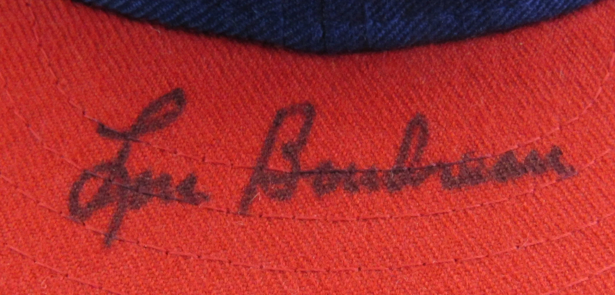 Lou Boudreau Signed Auto Hat JSA U92492 - Image 2