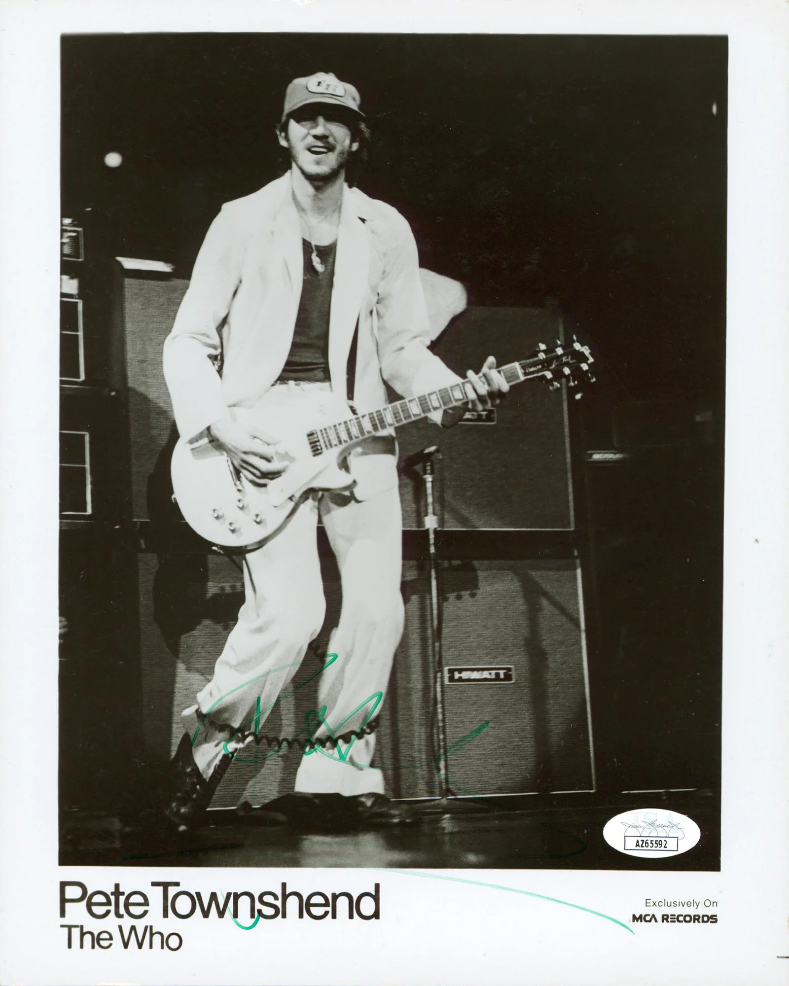 Pete Townshed The Who Authentic Signed 8x10 Vertical Photo JSA #AZ65592 - Image 2