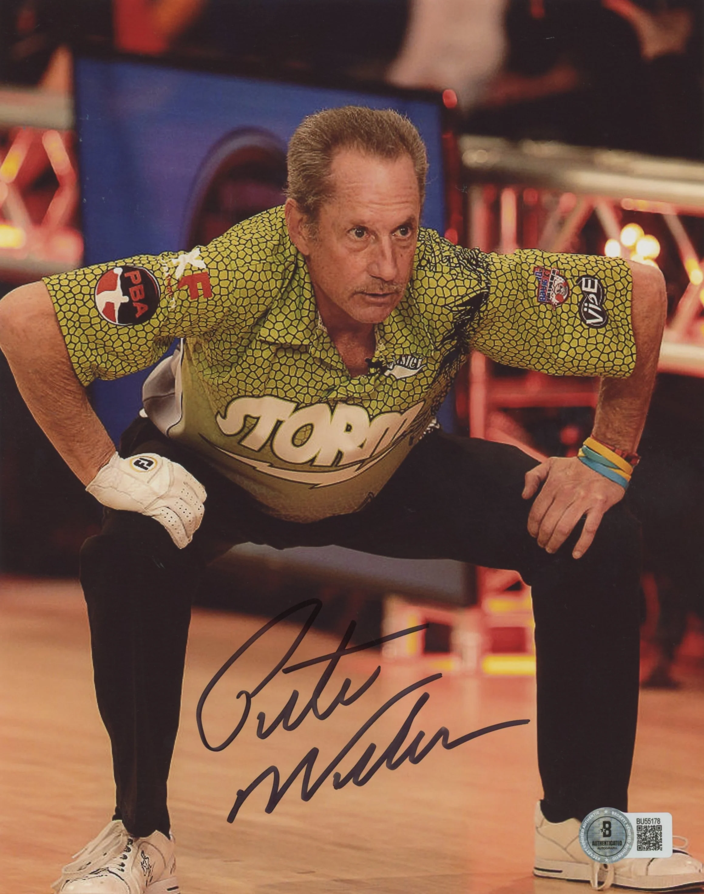 Pete Weber Authentic Signed 8x10 Vertical Photo BAS 10