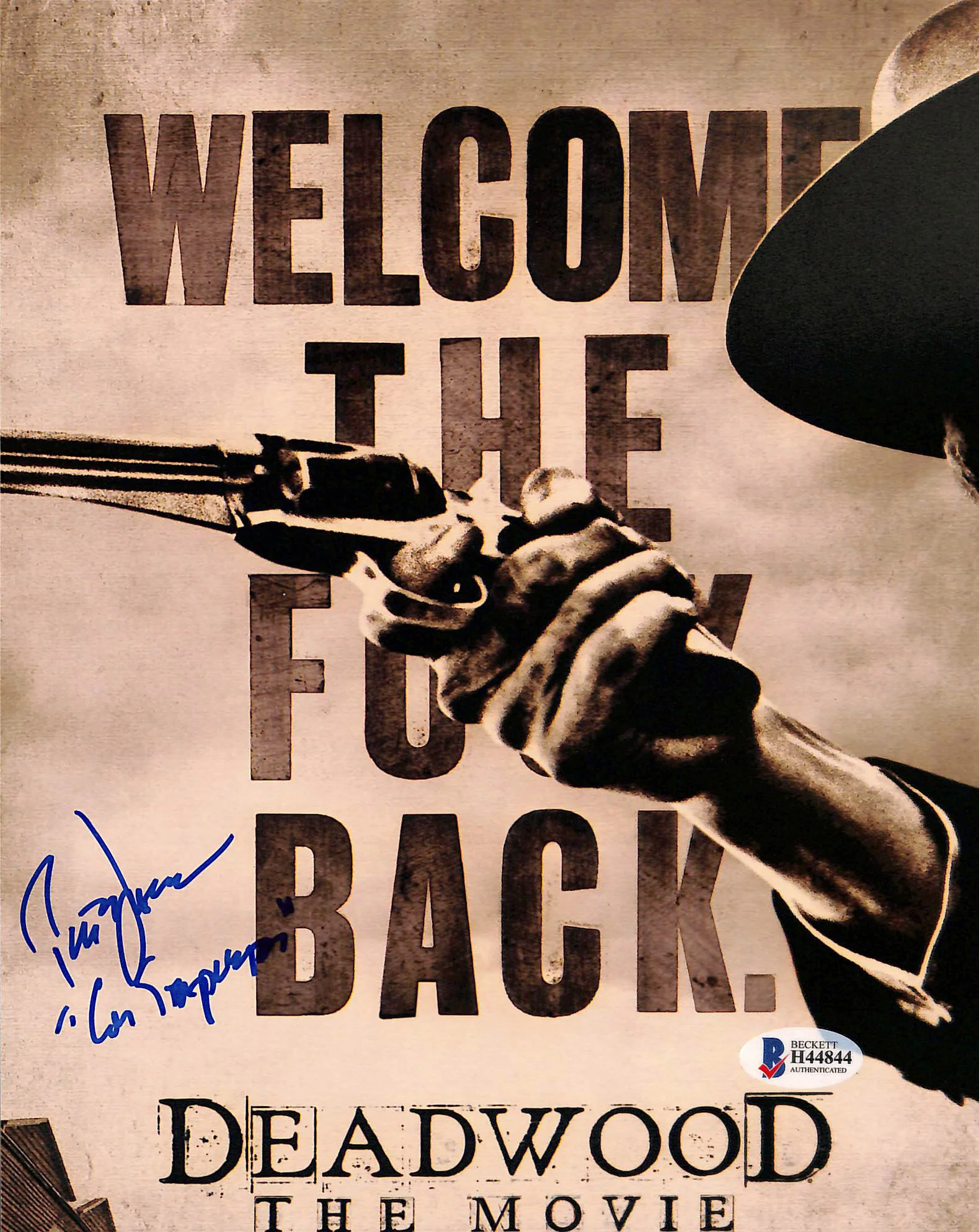 Peter Jason Deadwood "Con Stapleton" Authentic Signed 8x10 Photo BAS #H44844 - Image 2