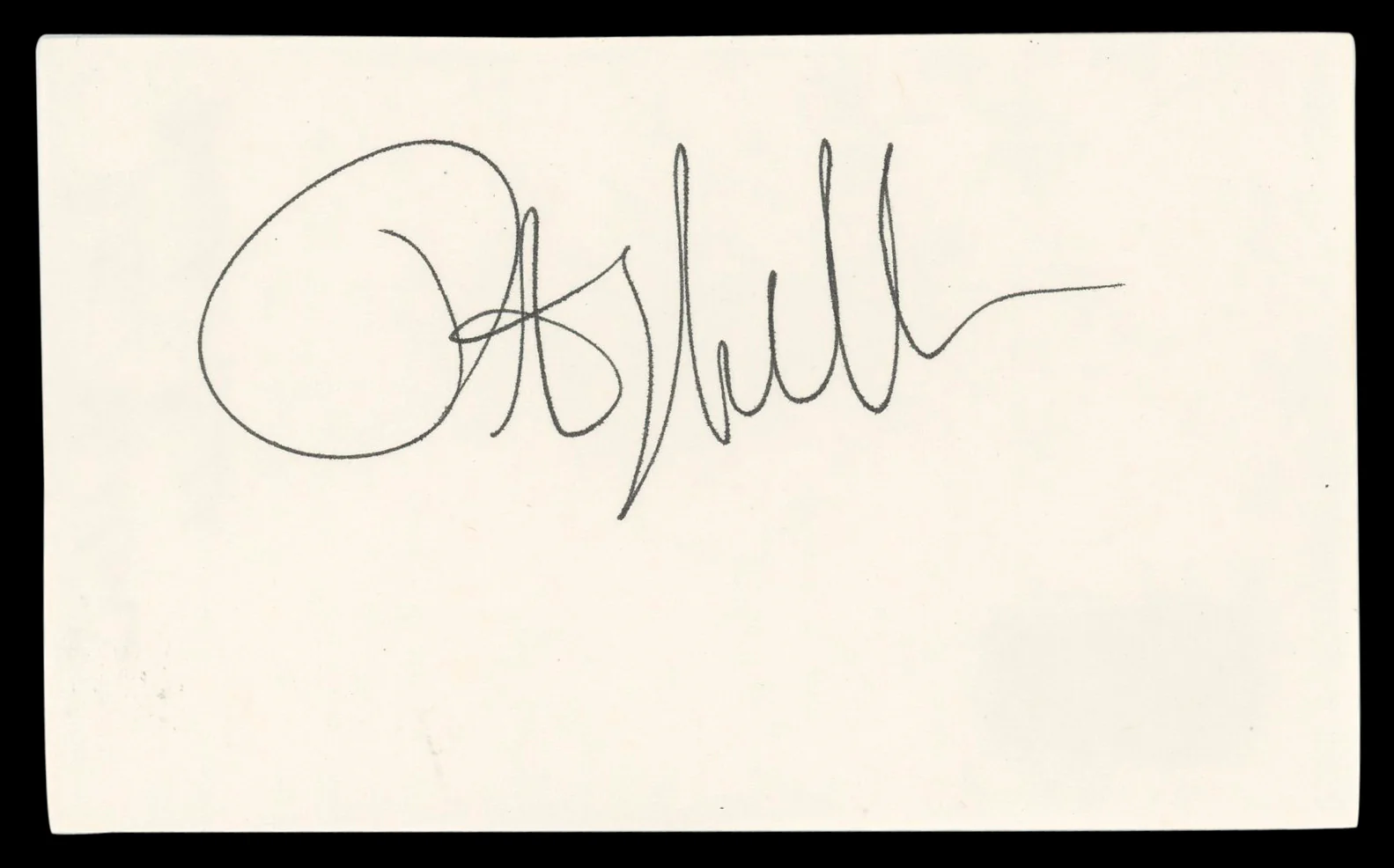 Peter Weller RoboCop Authentic Signed 3x5 Index Card Autographed BAS #BL98771 - Image 2
