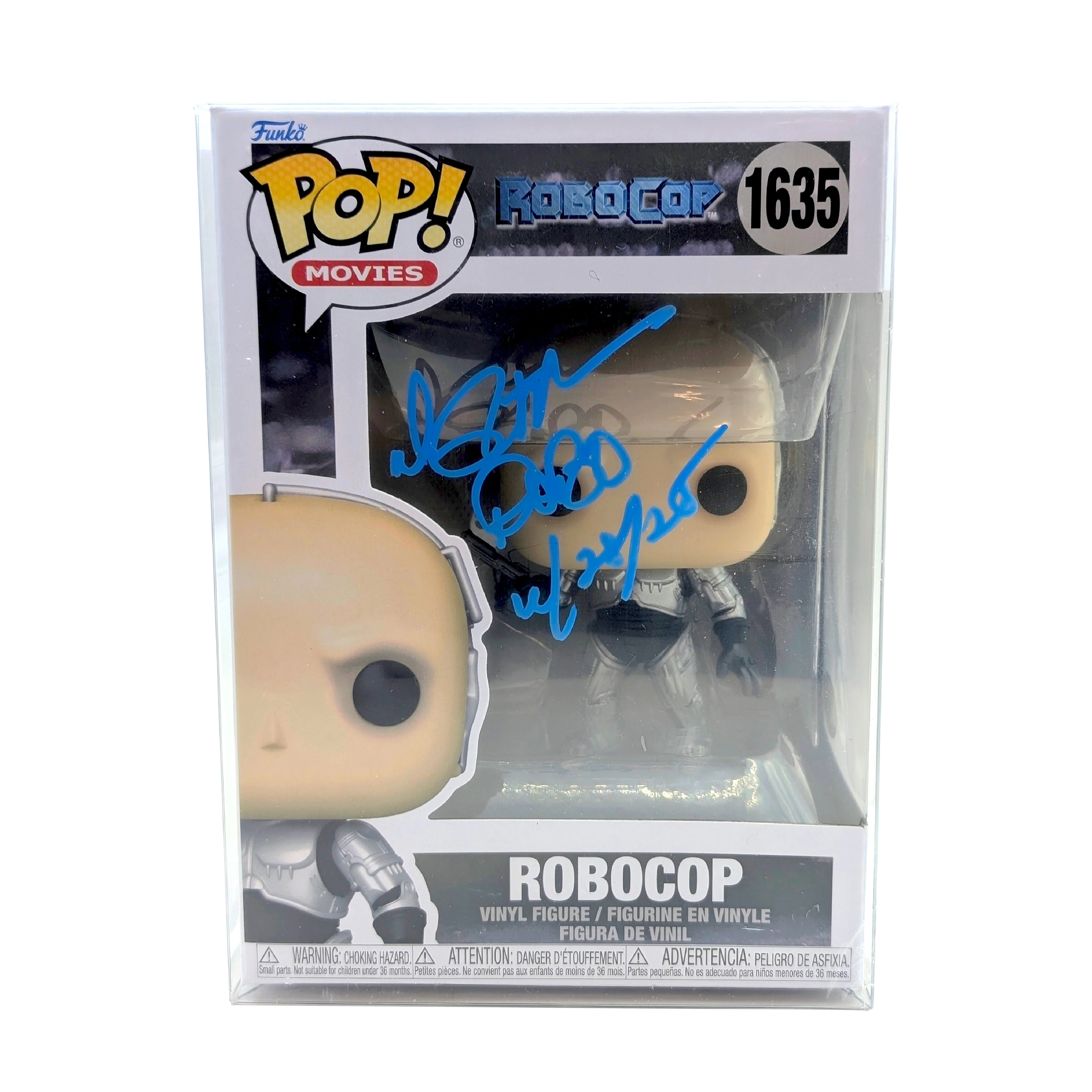 Peter Weller Signed "Robocop" #1635 Funko Pop - JSA