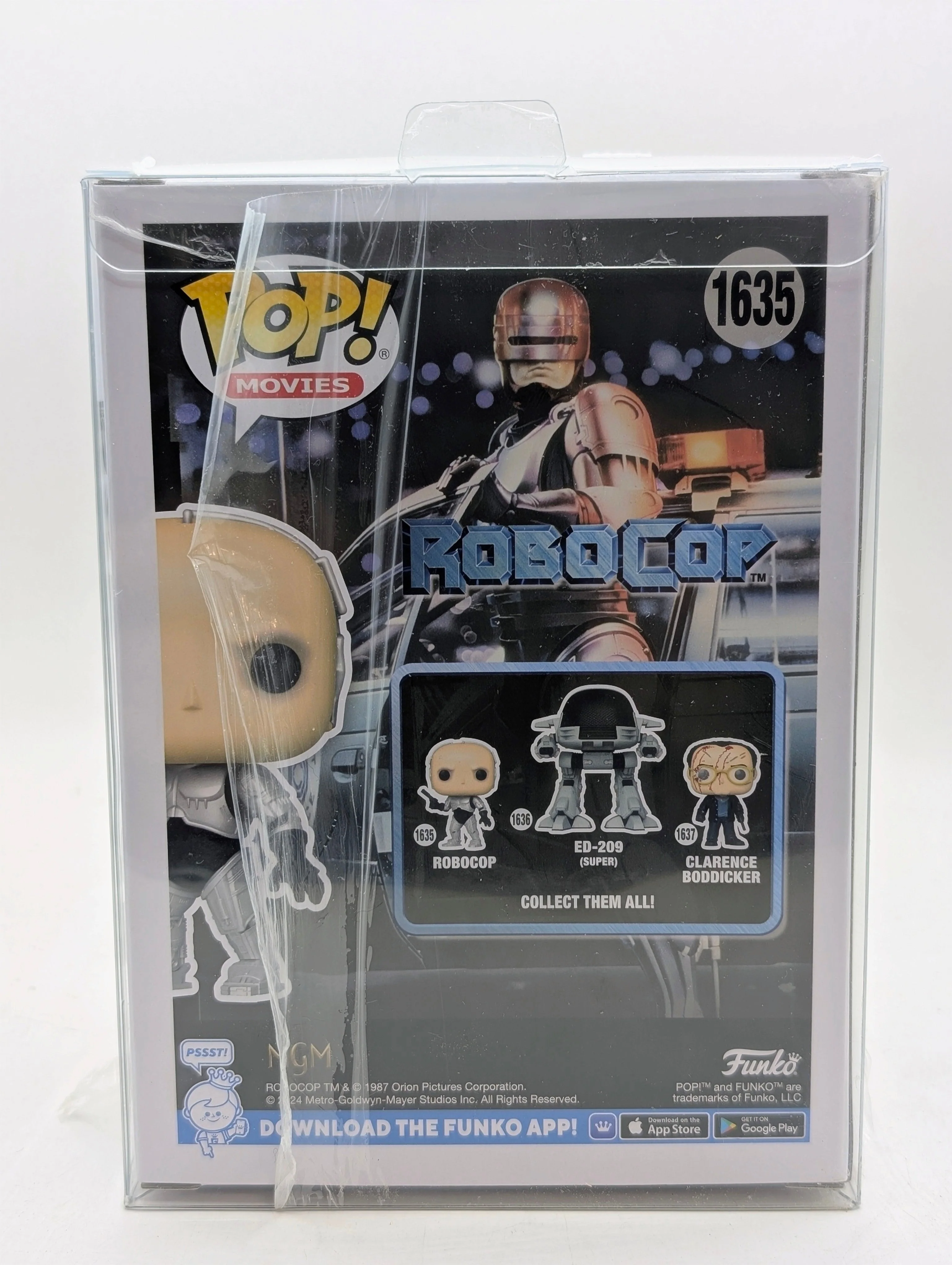 Peter Weller Signed "Robocop" #1635 Funko Pop - JSA - Image 3