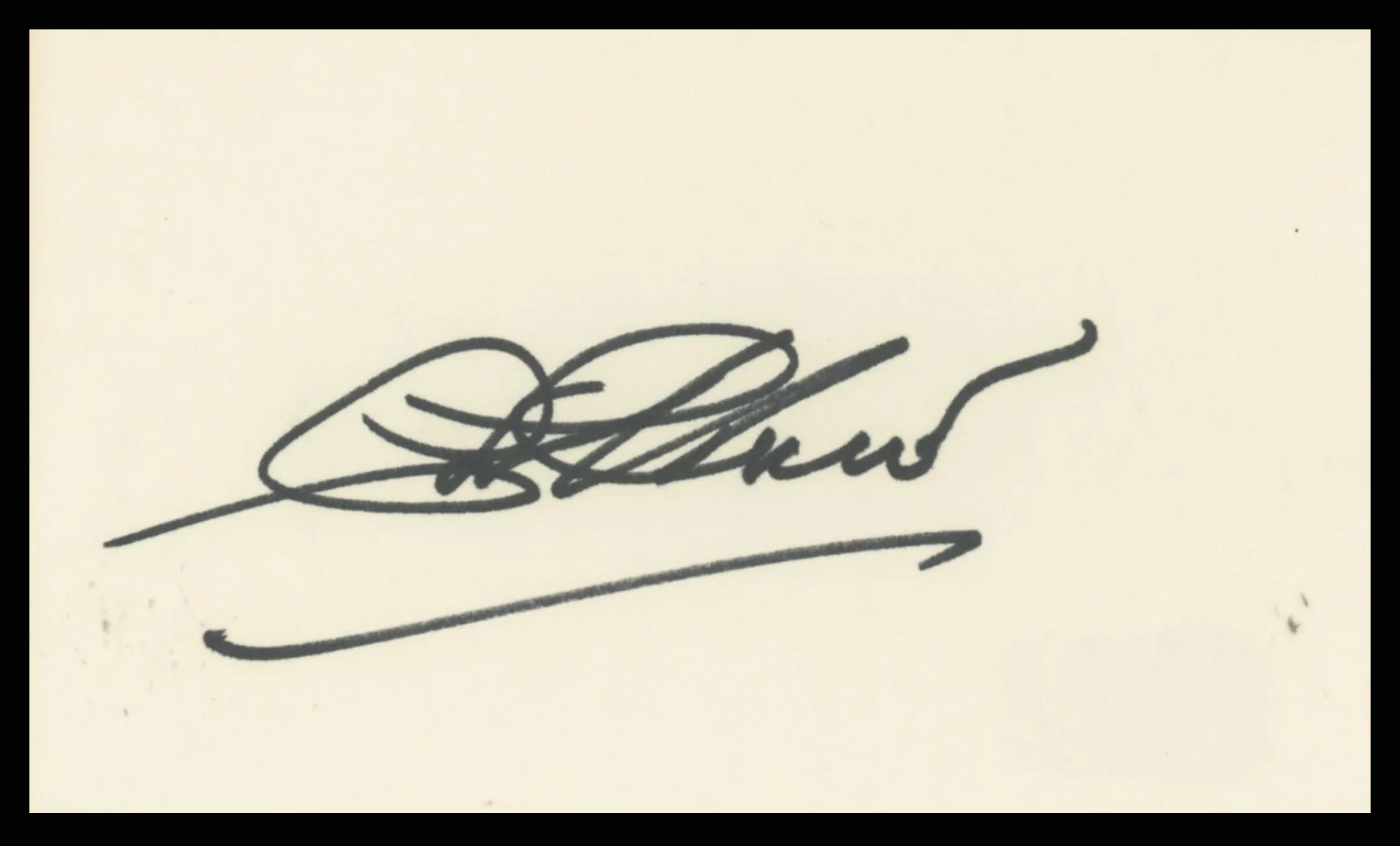 Phil Harris The Jungle Book Authentic Signed 3x5 Index Card BAS #BR26818 - Image 2