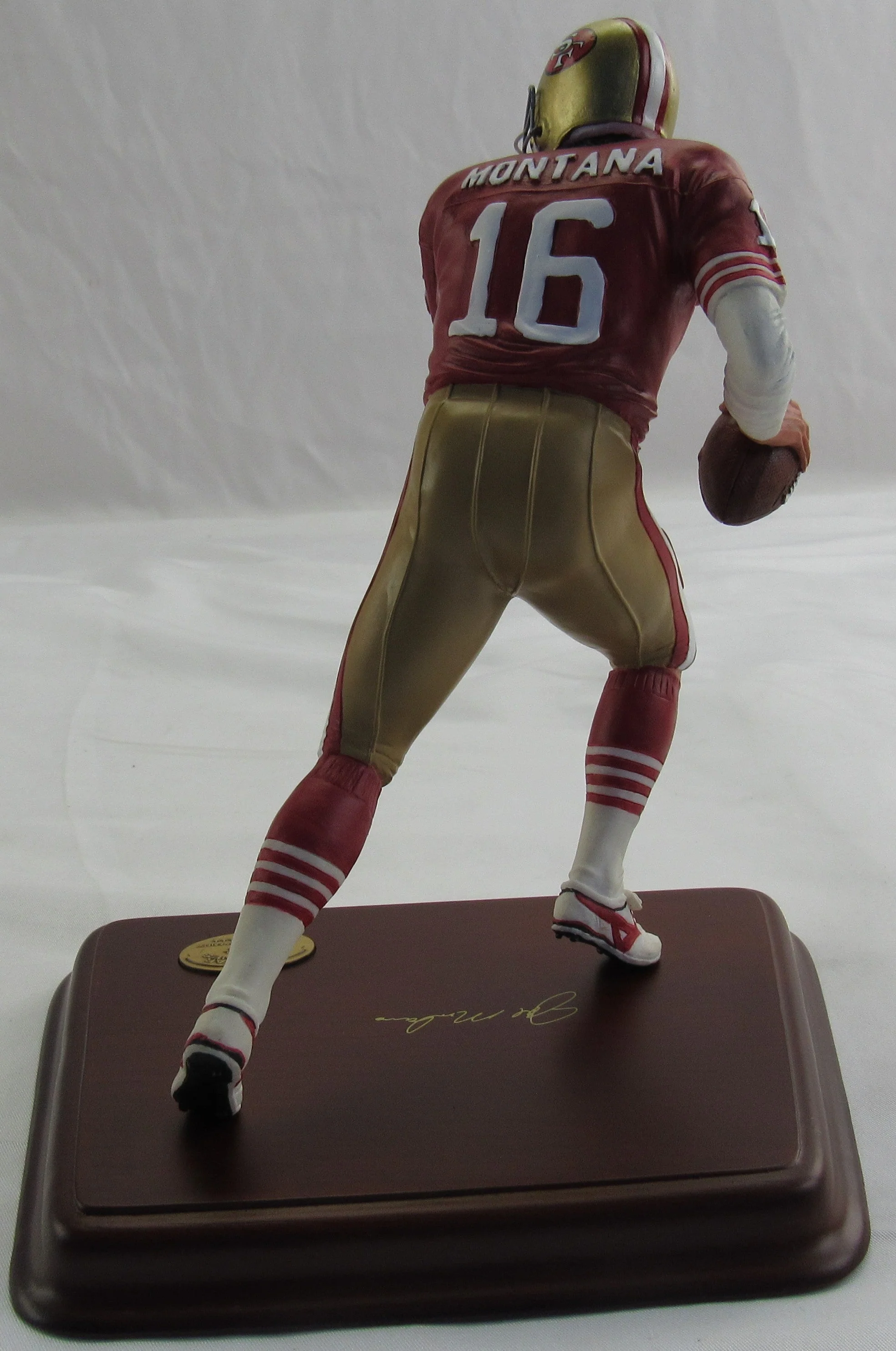 Joe Montana Danbury Mint Figurine - Image 3