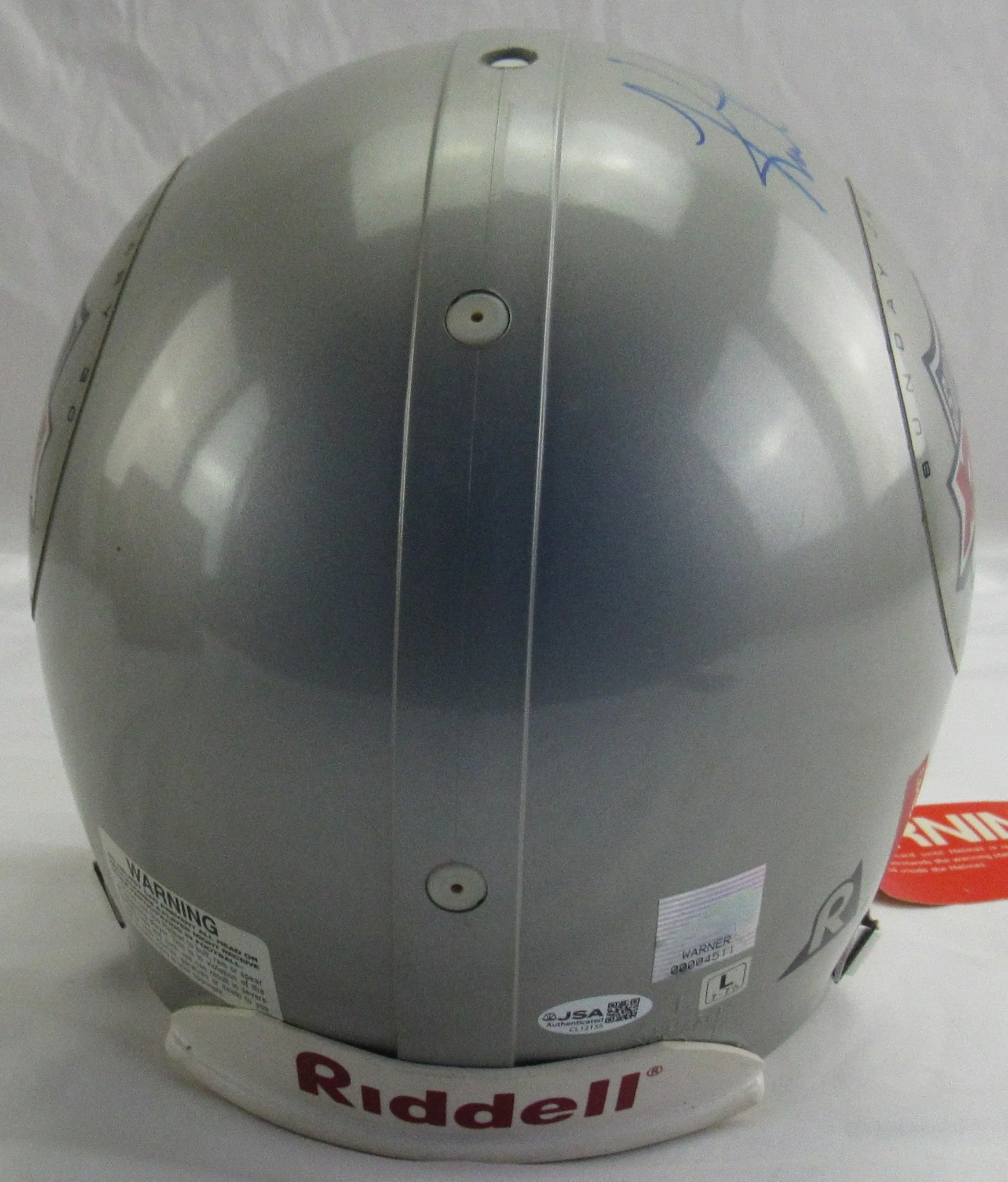 Kurt Warner Super Bowl 2000 Full Sized Football Helmet JSA CL12155 - Image 5