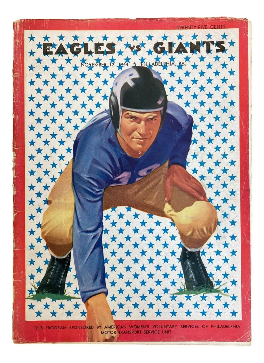 Philadelphia Eagles vs New York Giants November 12 1944 Game Program