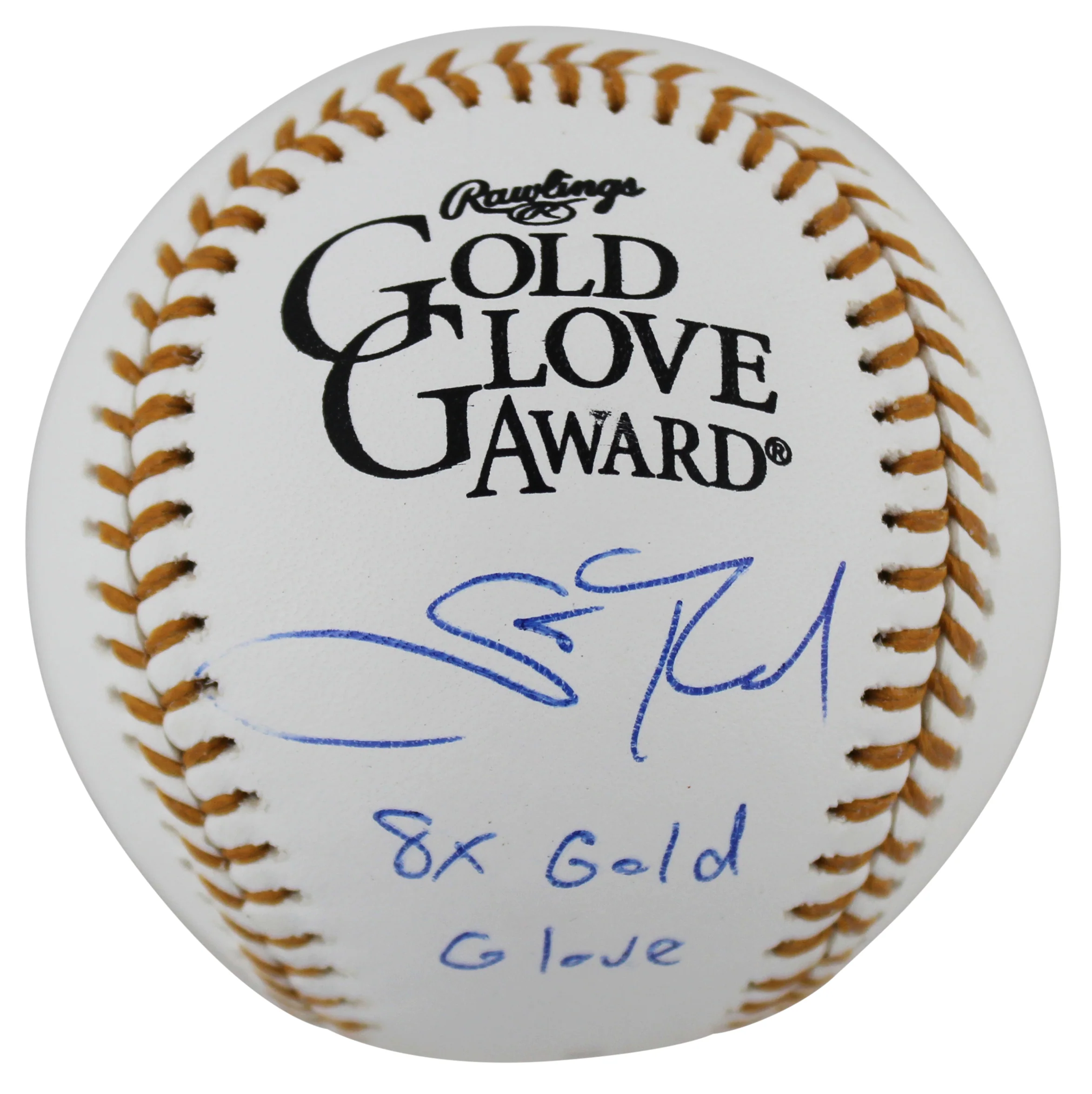 Phillies Scott Rolen "8x GG" Signed Rawlings Gold Glove Logo Oml Baseball BAS - Image 3