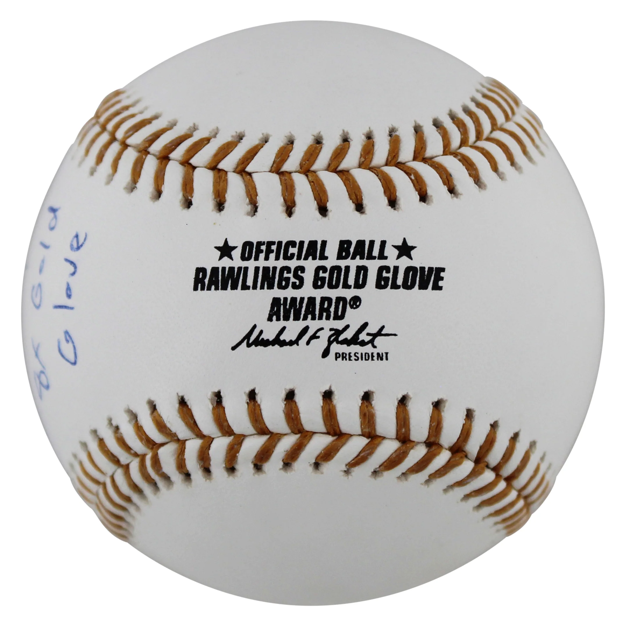 Phillies Scott Rolen "8x GG" Signed Rawlings Gold Glove Logo Oml Baseball BAS - Image 5