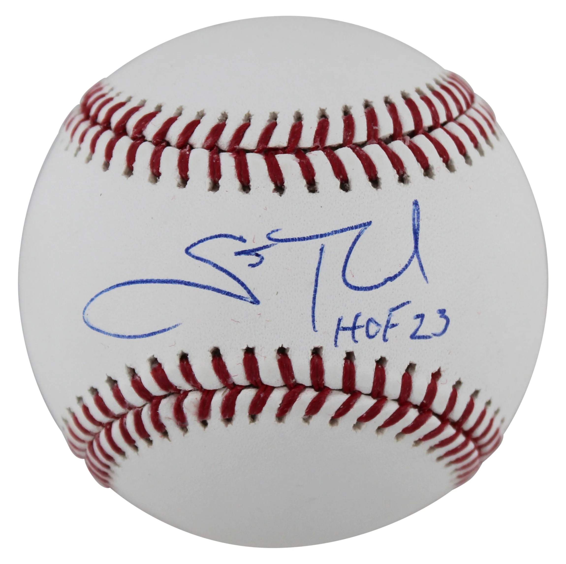 Phillies Scott Rolen "HOF 23" Authentic Signed Oml Baseball w/ Case BAS Wit - Image 4