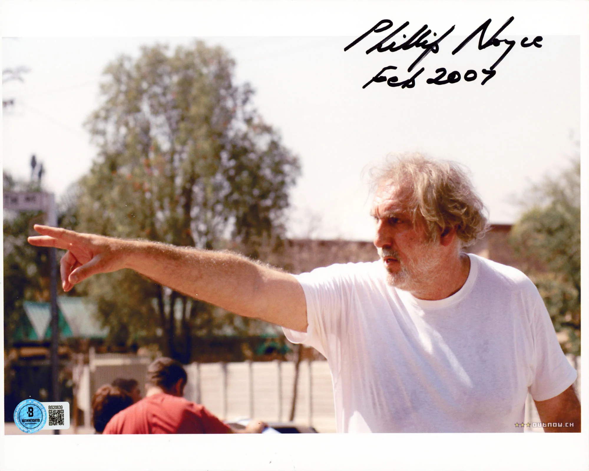 Phillip Noyce Catch A Fire Authentic Signed 8.5x11 Horizontal Photo BAS #BS20639 - Image 2