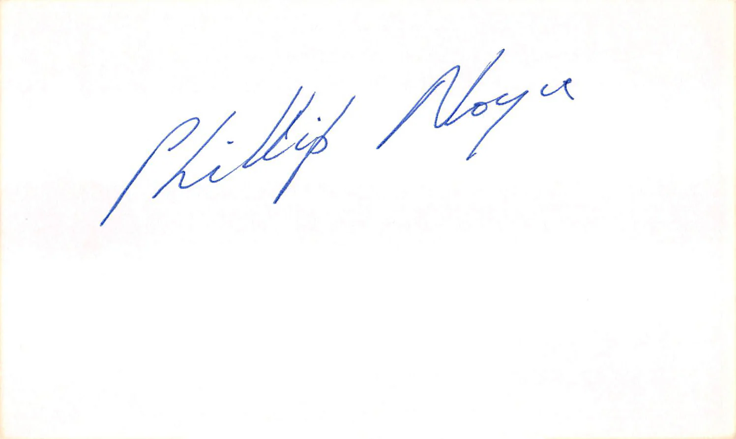 Phillip Noyce The Giver Authentic Signed 3x5 Index Card Autographed BAS #BL96251 - Image 2