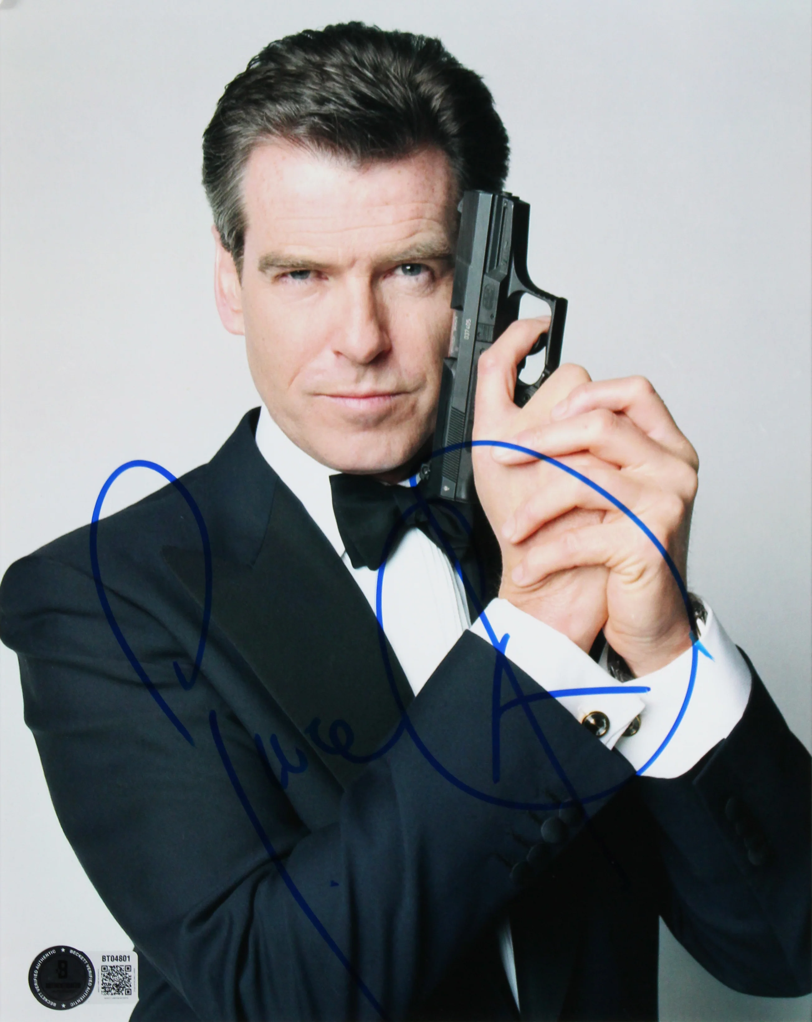 Pierce Brosnan GoldenEye Authentic Signed 8x10 Framed Photo BAS #BT04801 - Image 3