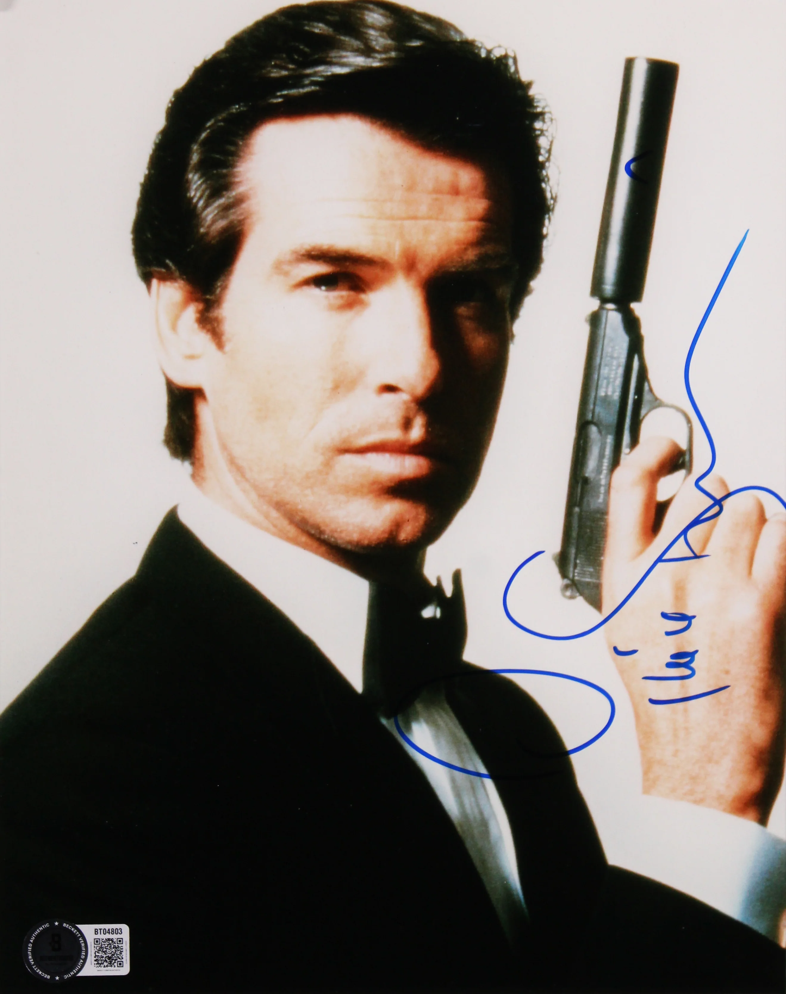 Pierce Brosnan GoldenEye Authentic Signed 8x10 Framed Photo BAS #BT04803 - Image 3