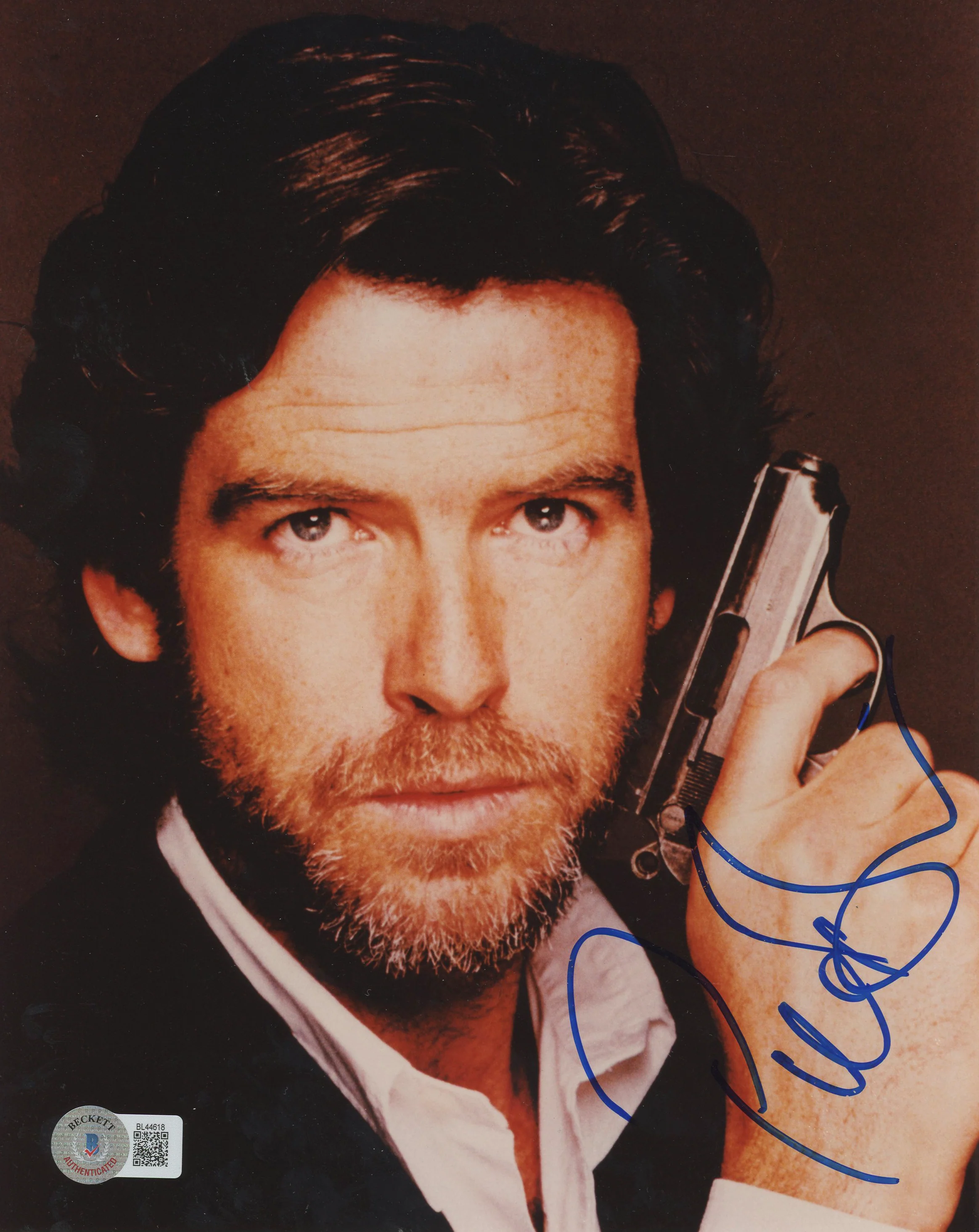 Pierce Brosnan GoldenEye Authentic Signed 8x10 Photo Autographed BAS #BL44618
