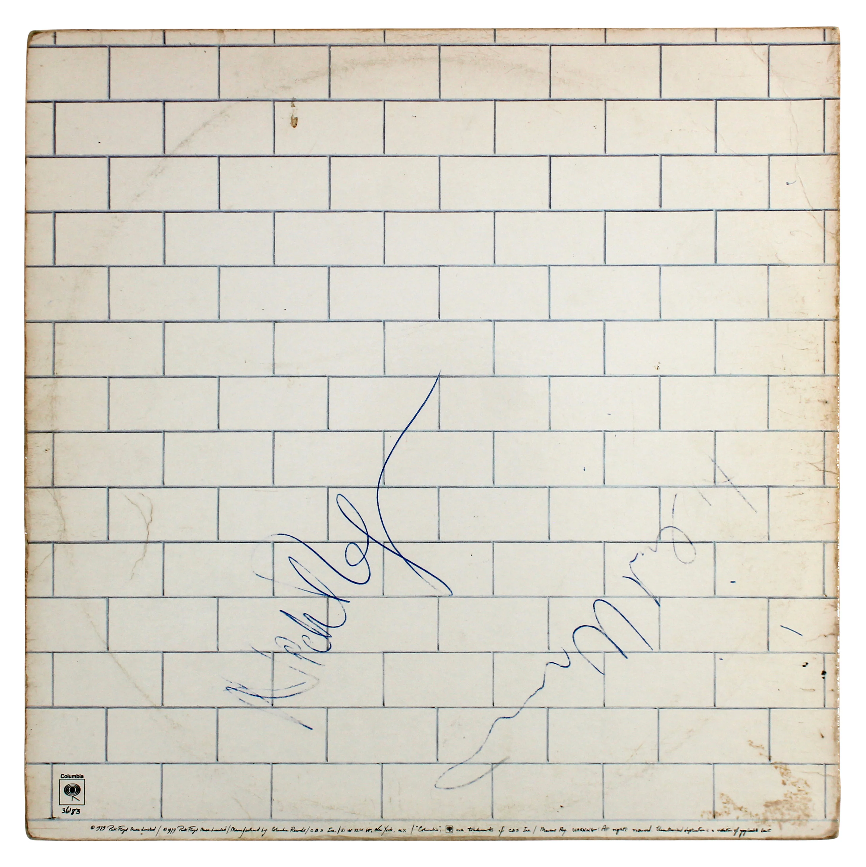 Pink Floyd (4) Gilmour, Waters, Mason & Wright Signed Album Cover JSA & BAS - Image 3