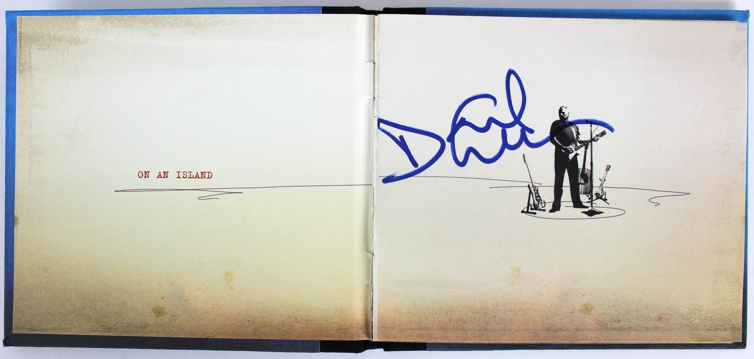 Pink Floyd David Gilmour Authentic Signed On An Island Cd Cover Page JSA #Z85157 - Image 4