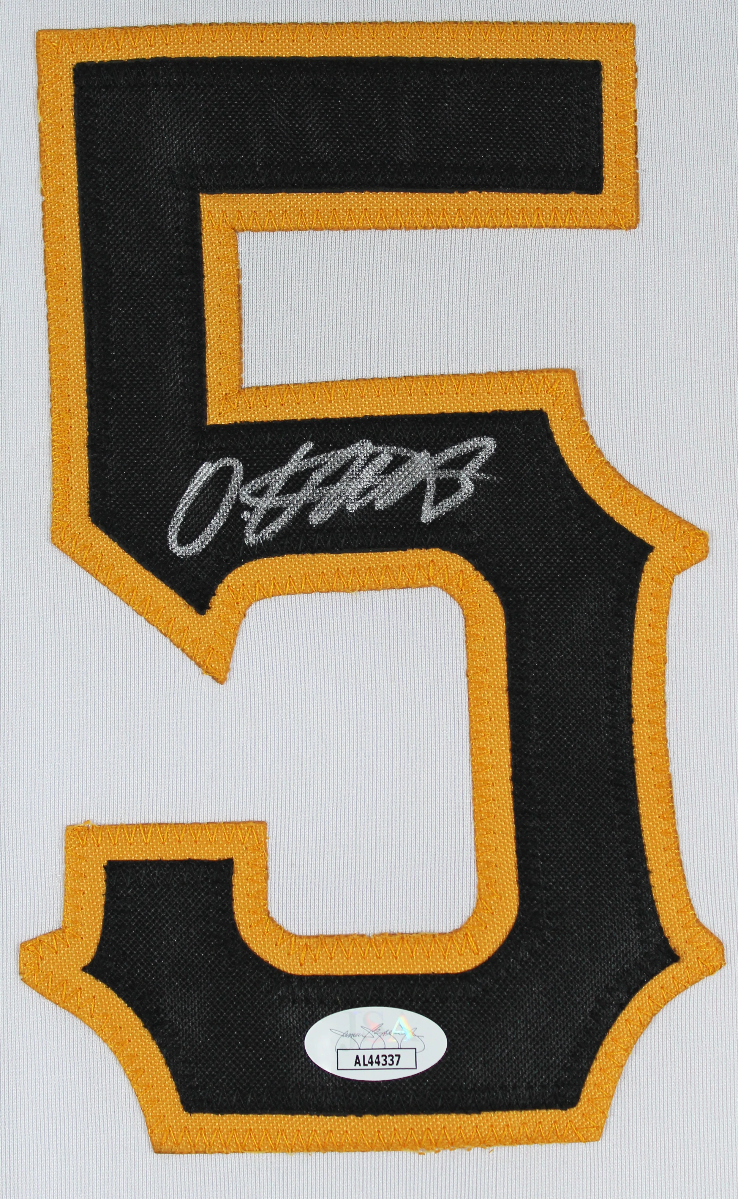 Pirates Oneil Cruz Authentic Signed White Pro Style Jersey Autographed JSA - Image 3
