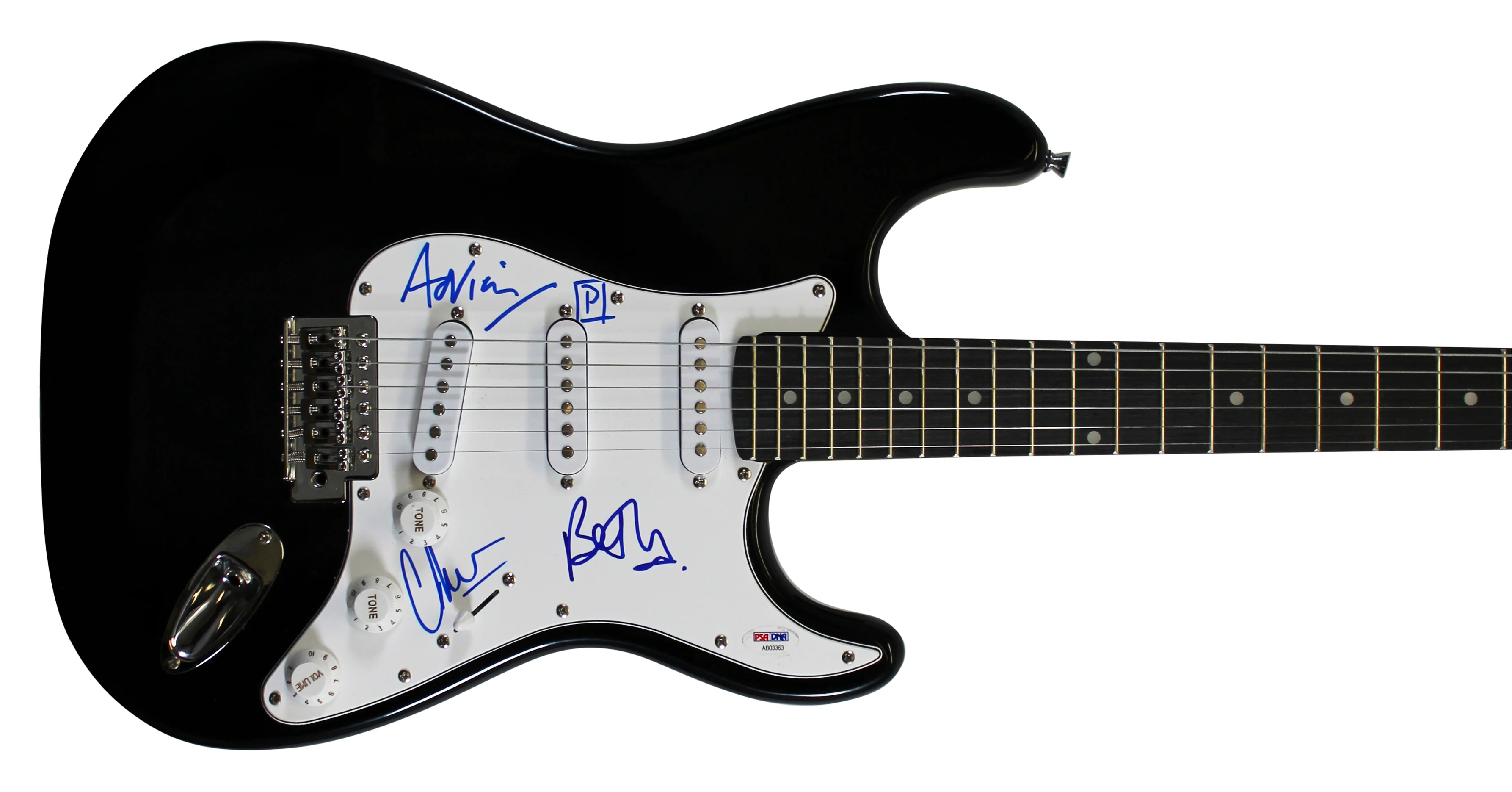 Portishead (3) Gibbons, Utley & Barrow Signed Electric Guitar PSA/DNA #AB03363 - Image 2