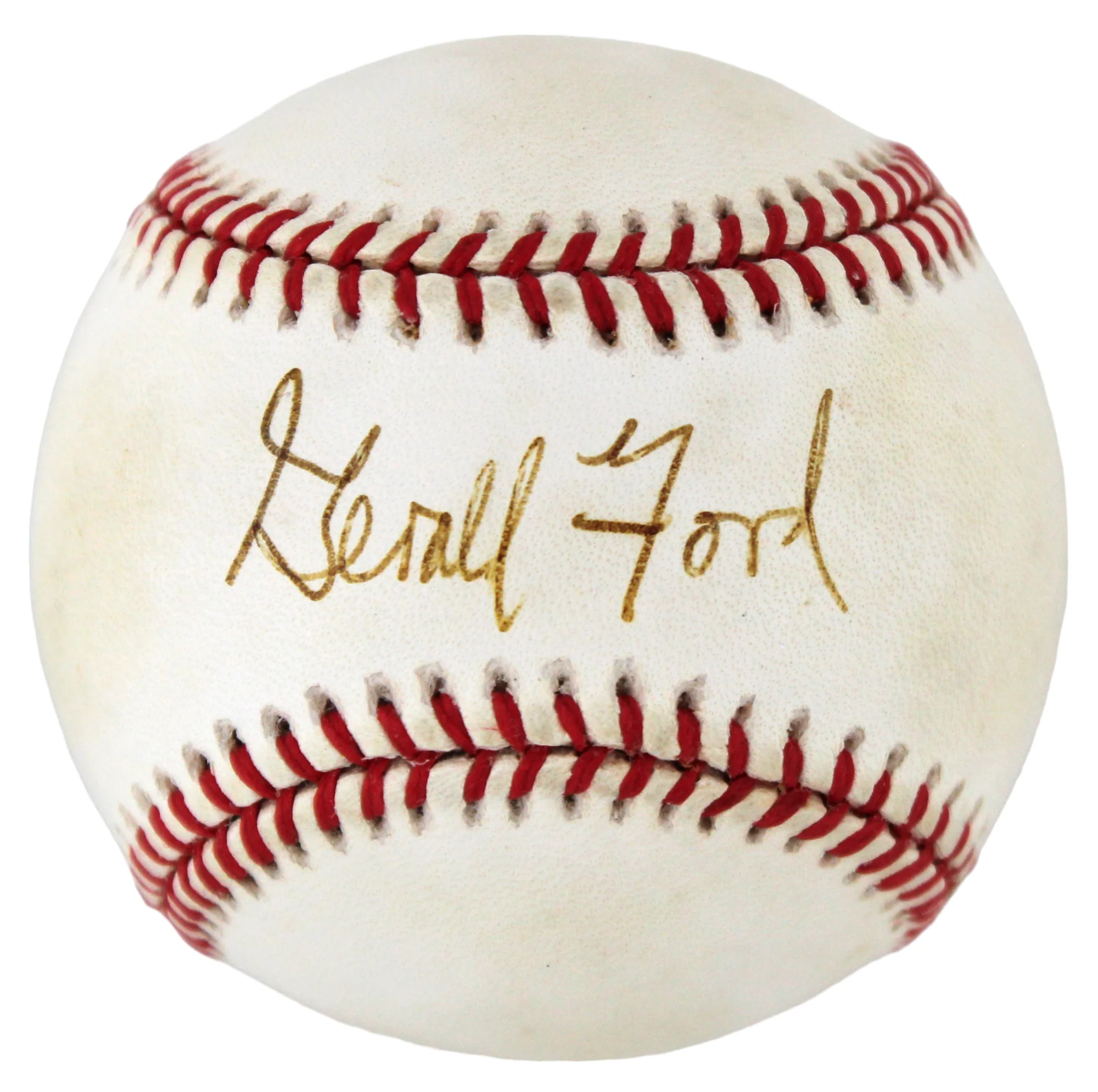 President Gerald Ford Authentic Signed OAL Baseball Autographed JSA #Y62471 - Image 2