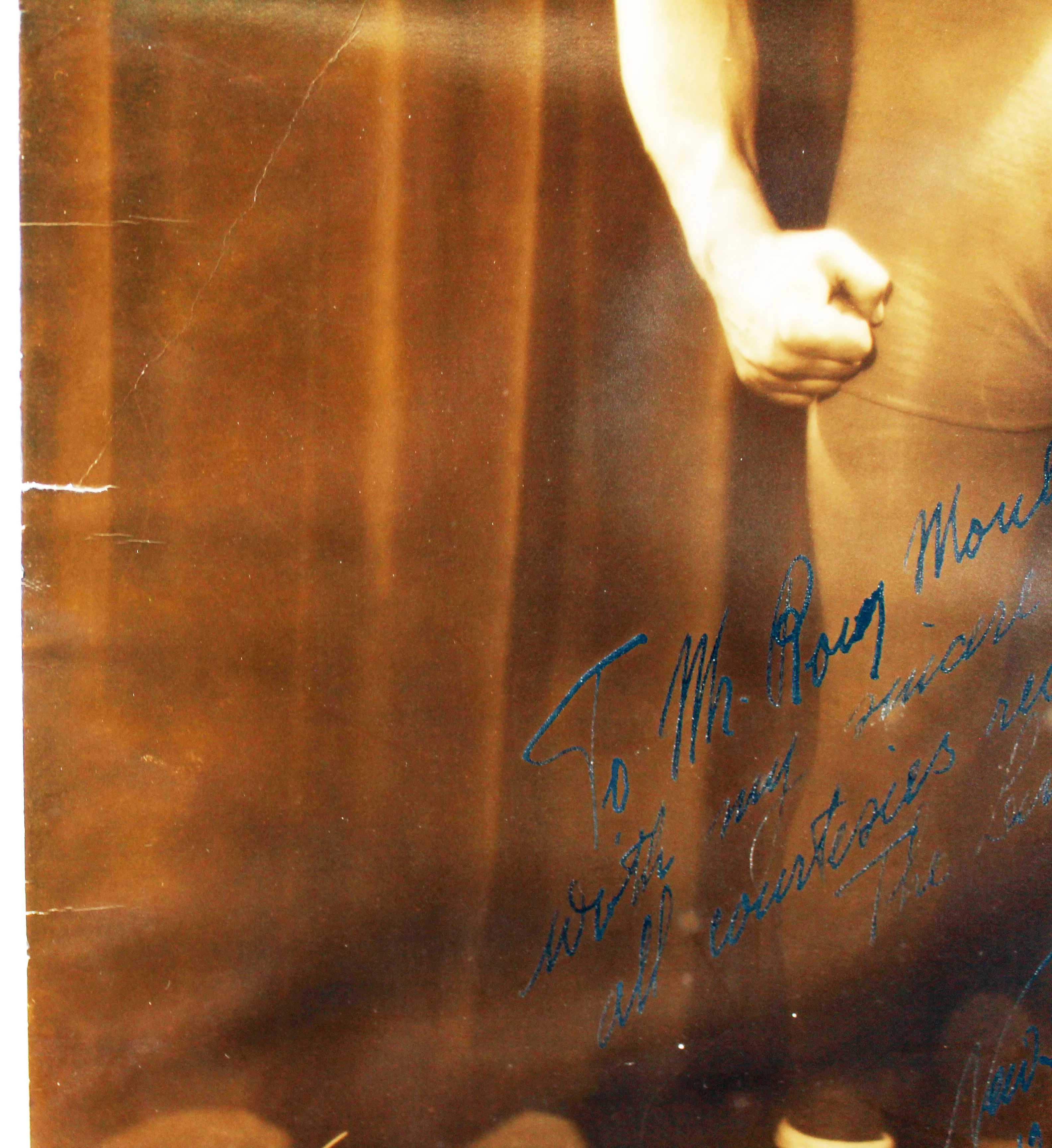 Primo Carnera Authentic Signed 1931 13x16.5 Vintage Sepia Photo JSA #BB36794 - Image 5