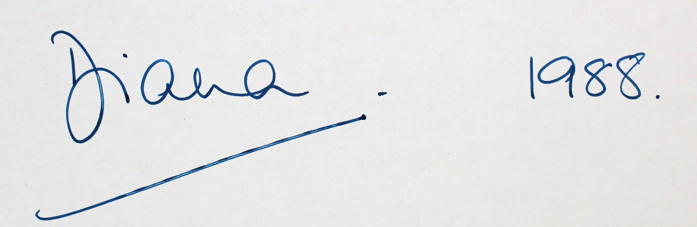Princess Diana 1988 Authentic Signed 10x12 Mounted Photo Autographed BAS #A39045 - Image 3