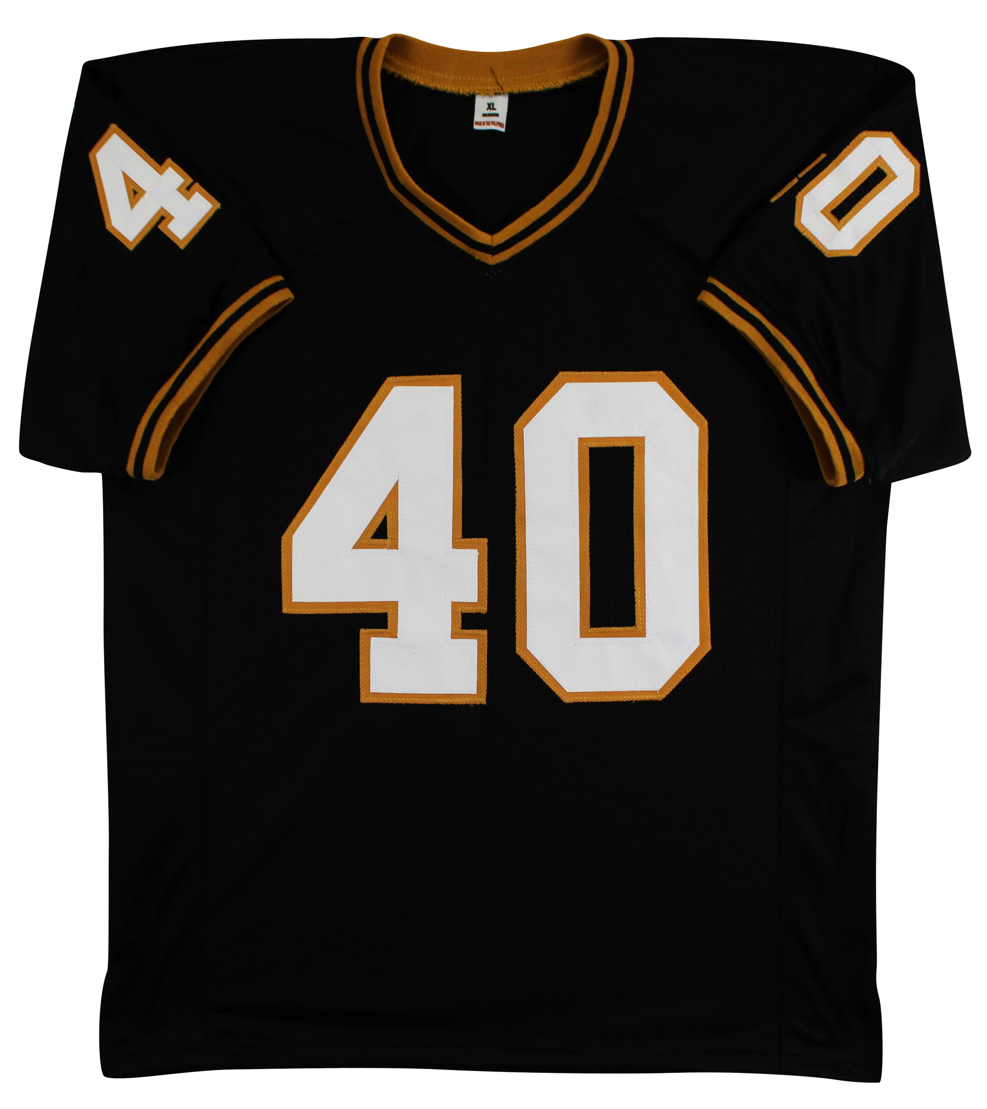 Purdue Mike Alstott "A-Train" Signed Black Pro Style Jersey BAS Witnessed - Image 4
