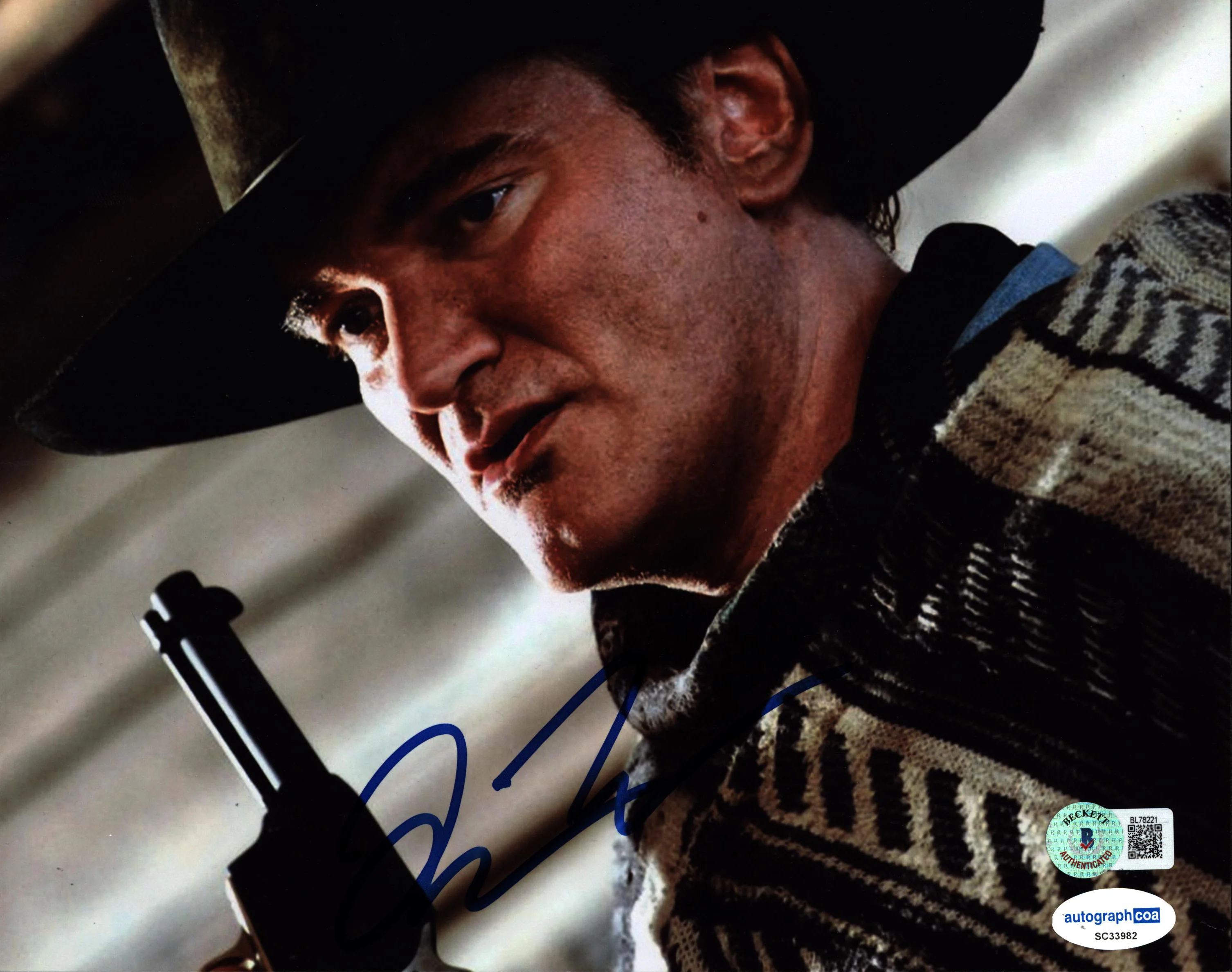 Quentin Tarantino Django Unchained Authentic Signed 8x10 Photo BAS #BL78221 - Image 2
